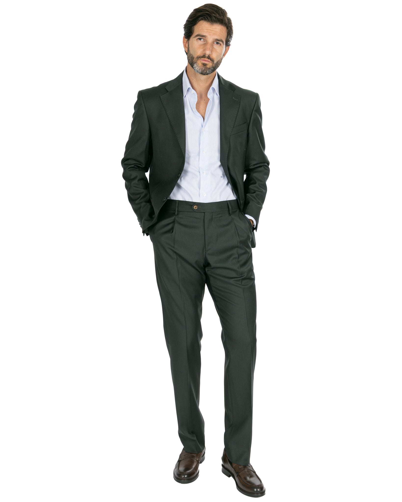 Pantalone Staten in lana Canonico militare