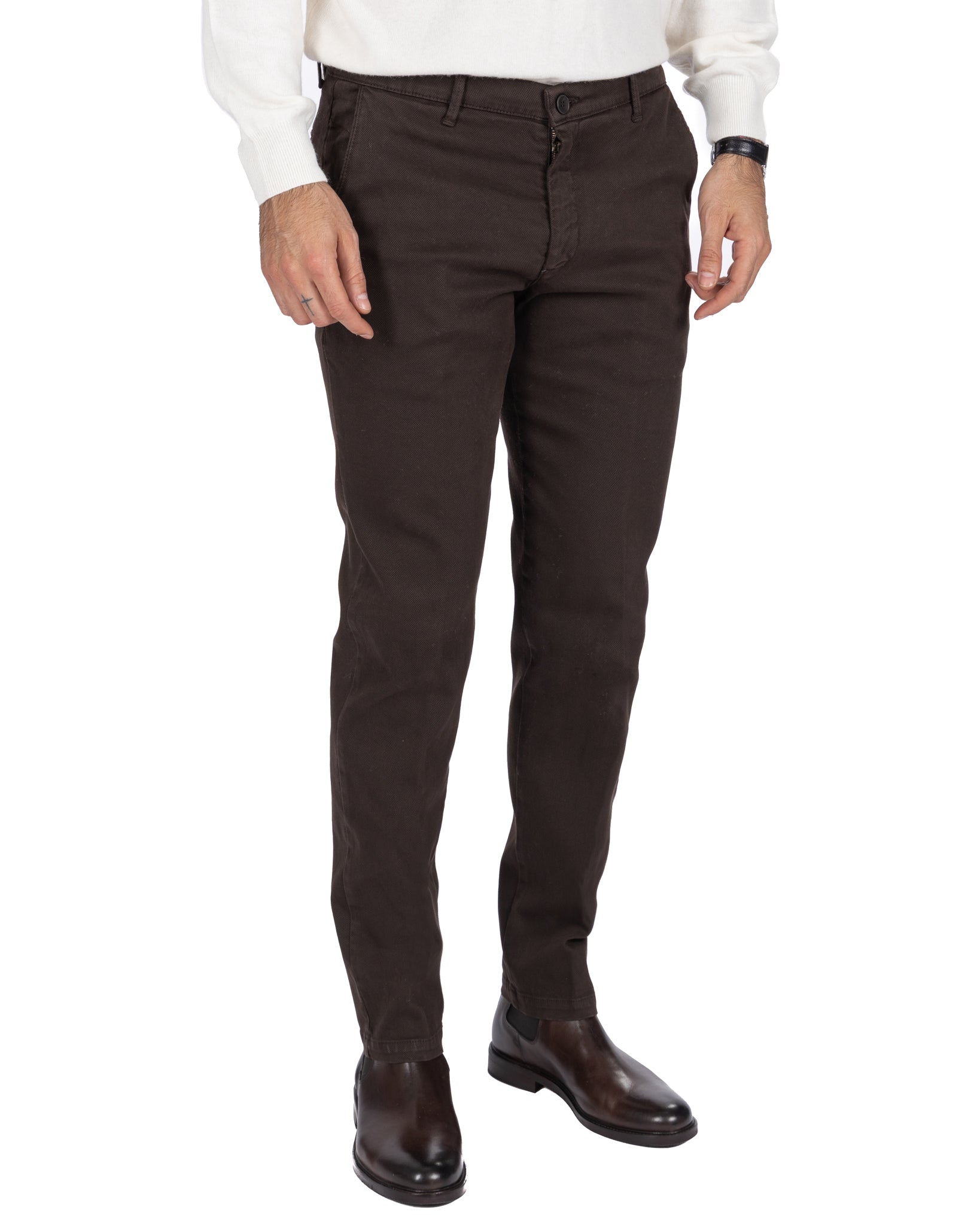 Dark brown armored Jack trousers