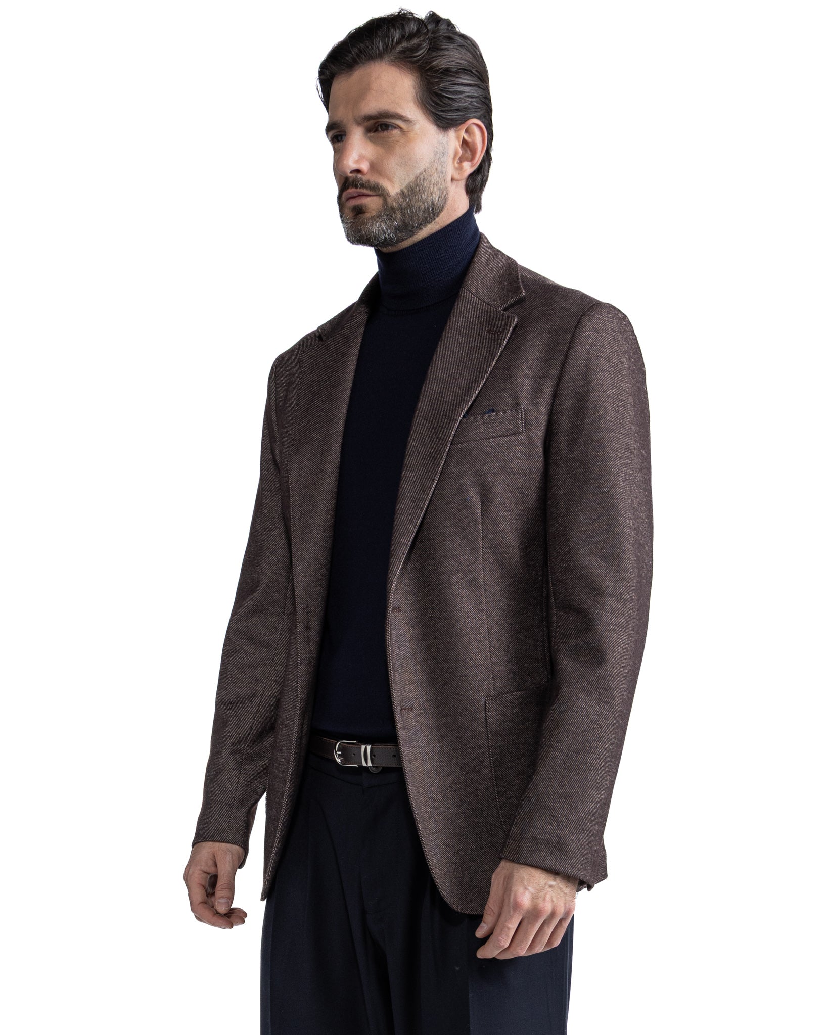 Ayrton jacket in dark twill