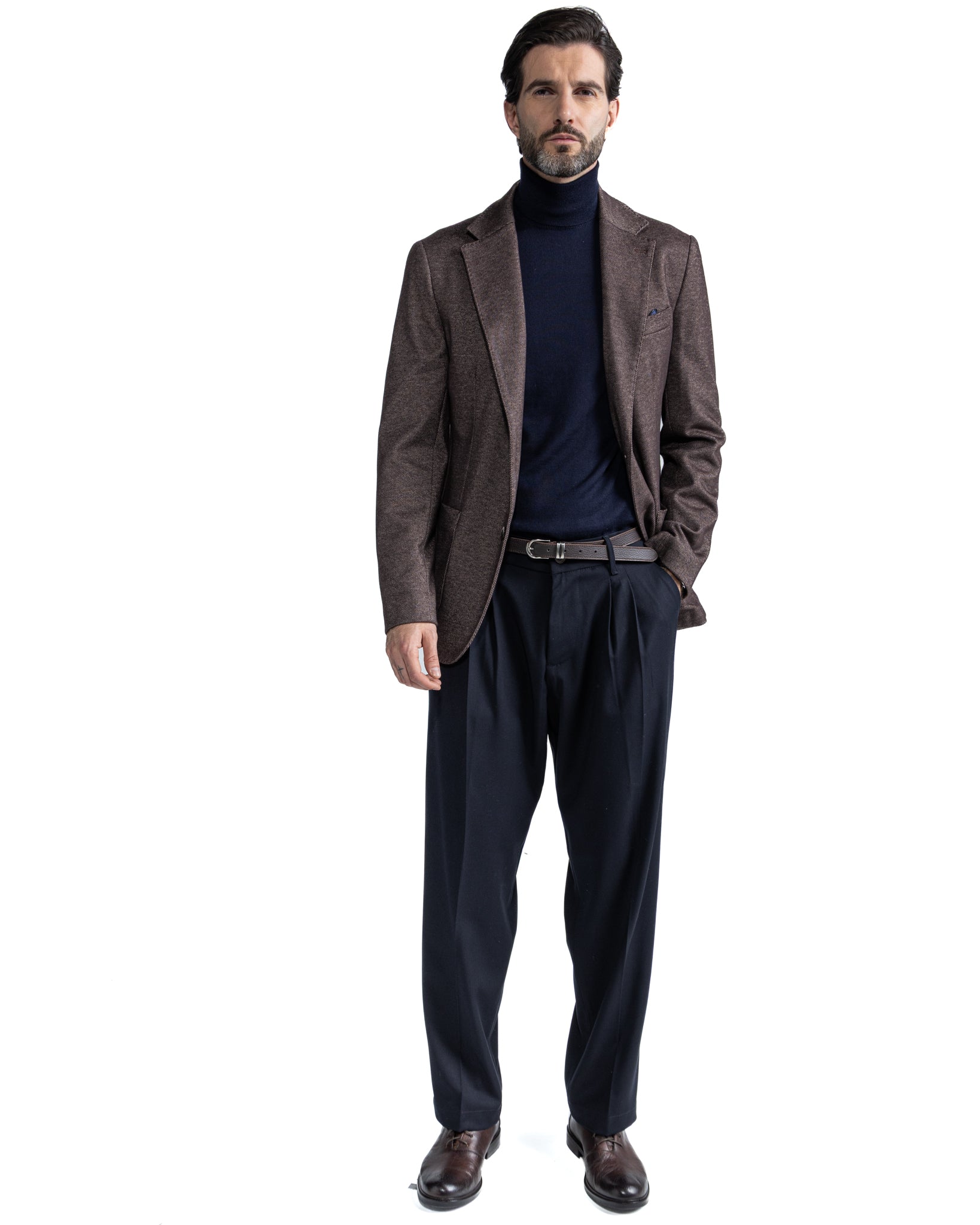 Ayrton jacket in dark twill