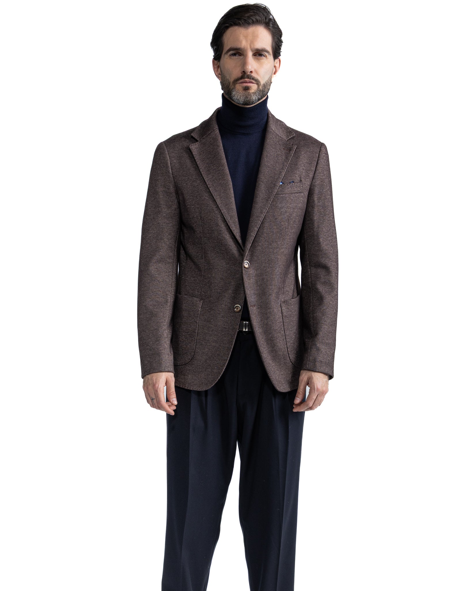 Ayrton jacket in dark twill