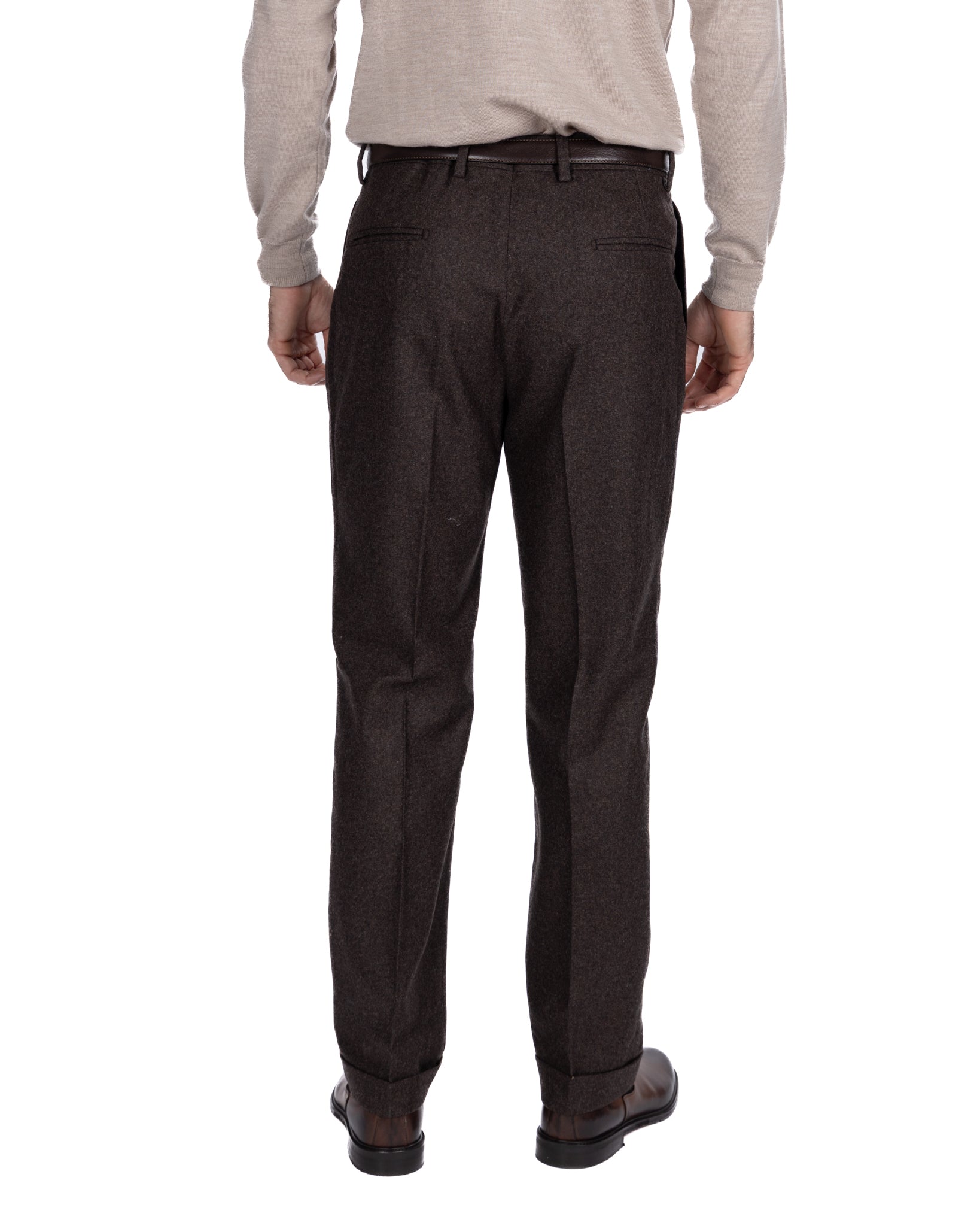 Pantalone Nikon in flanella moro