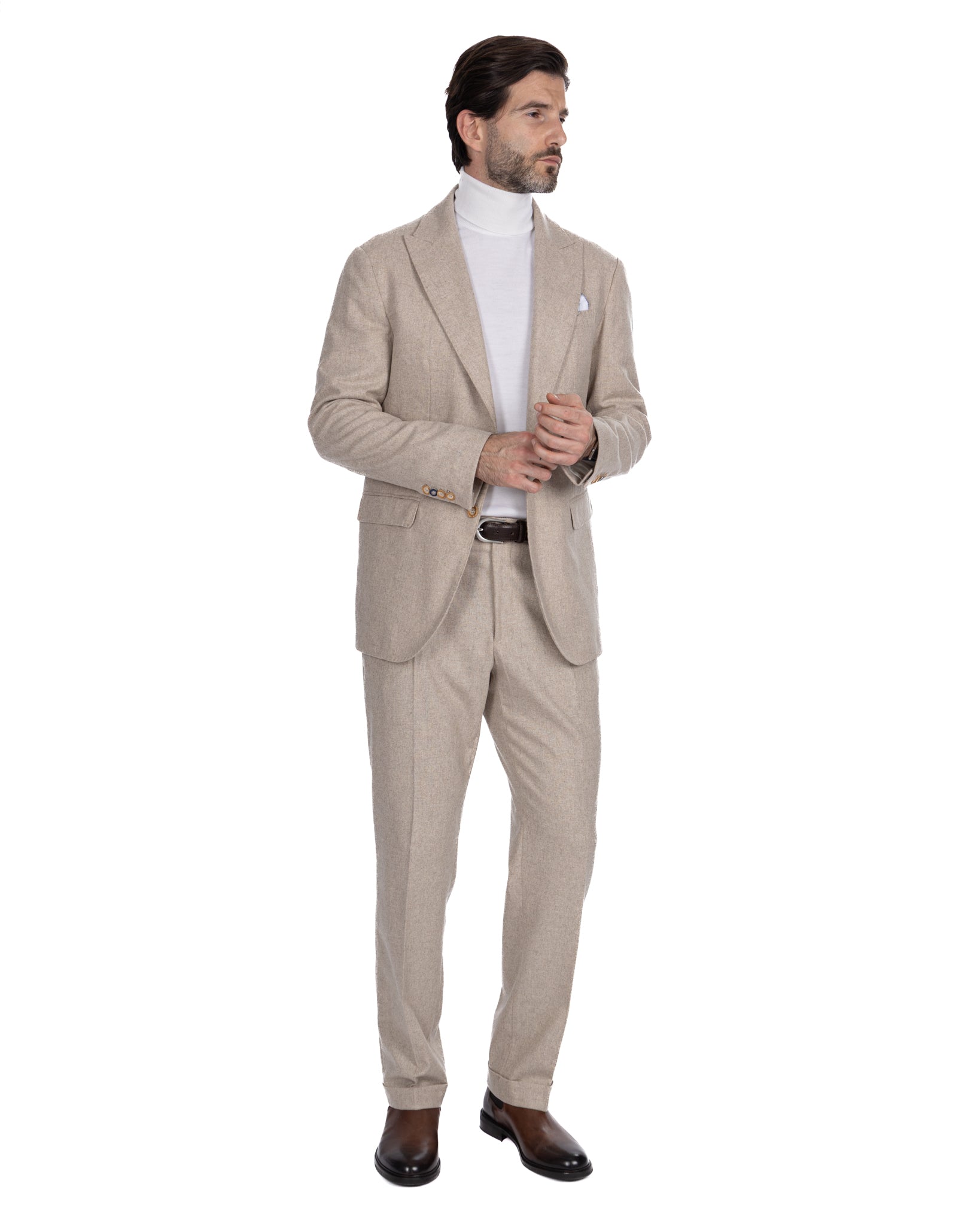 Beige flannel Reflex jacket