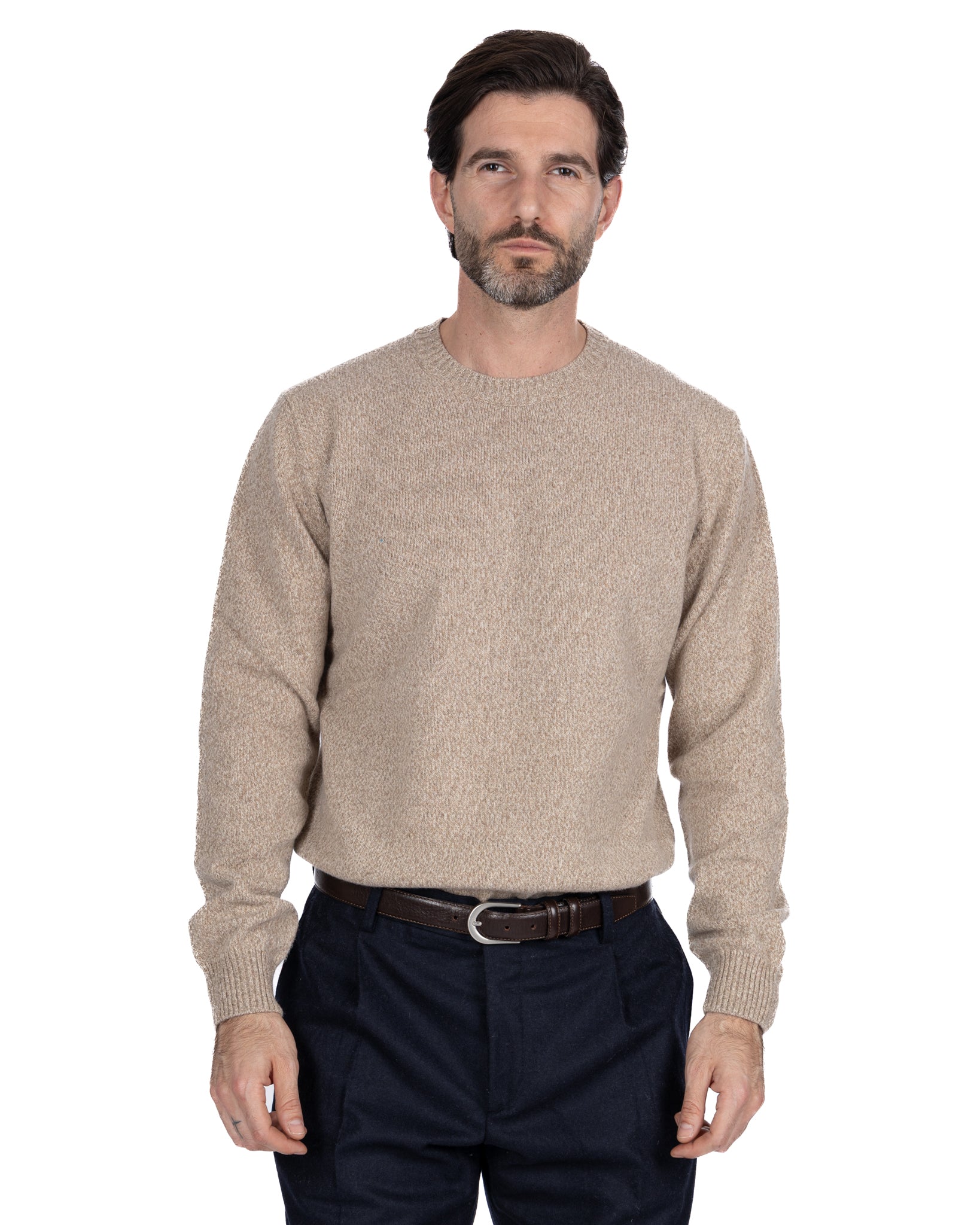 Girocollo Willie in bouclè cammello