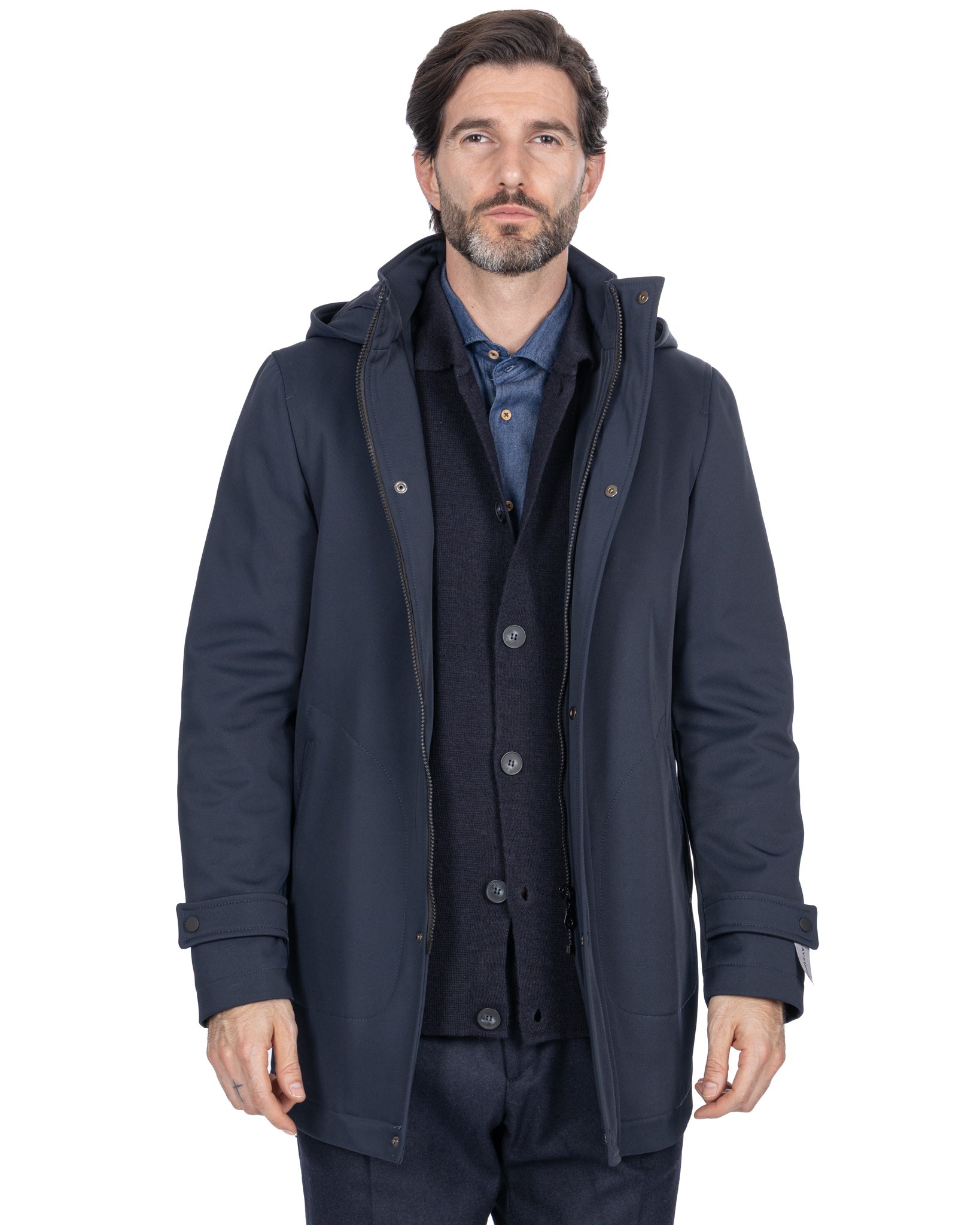 Dylan - blue technical jacket