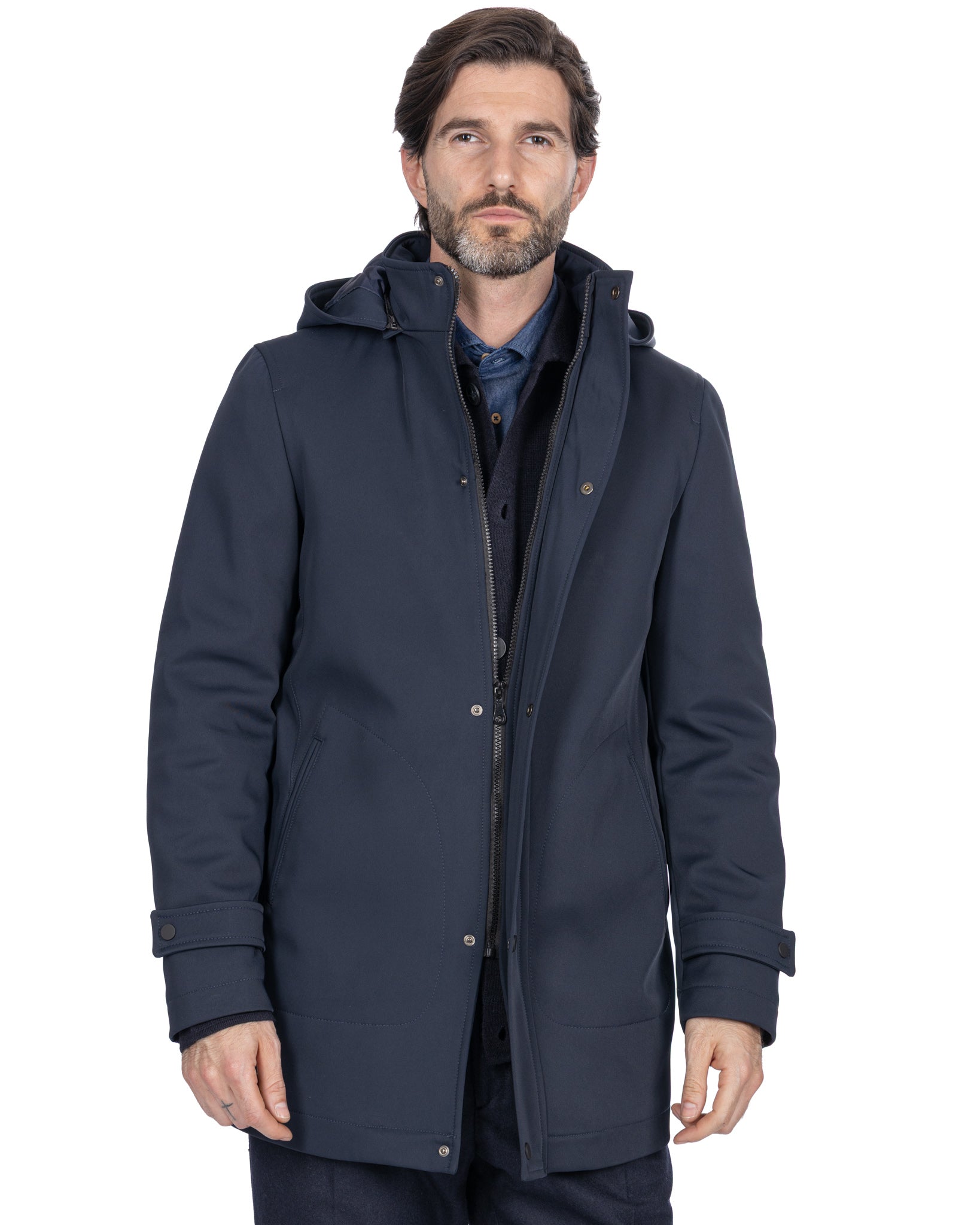 Dylan - blue technical jacket