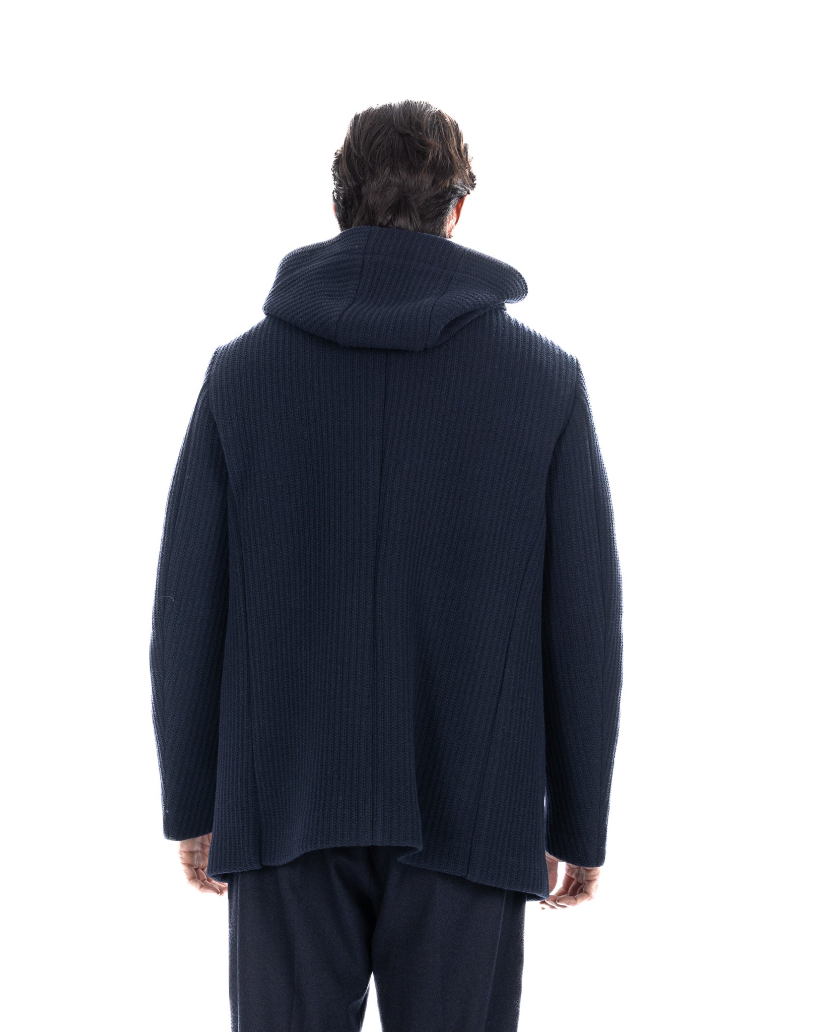 K2 ribbed jacket in blue