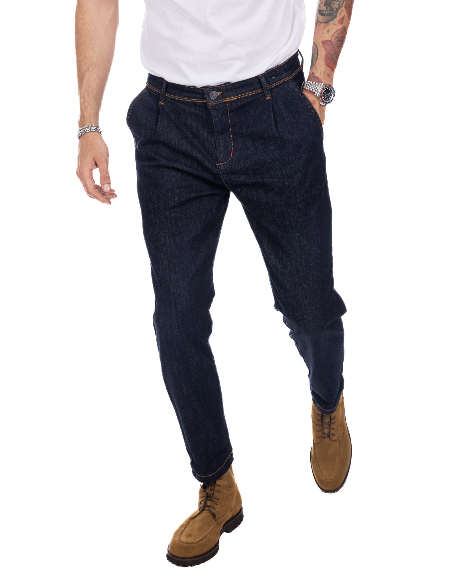 Orleans - jeans tasca america lavaggio zero