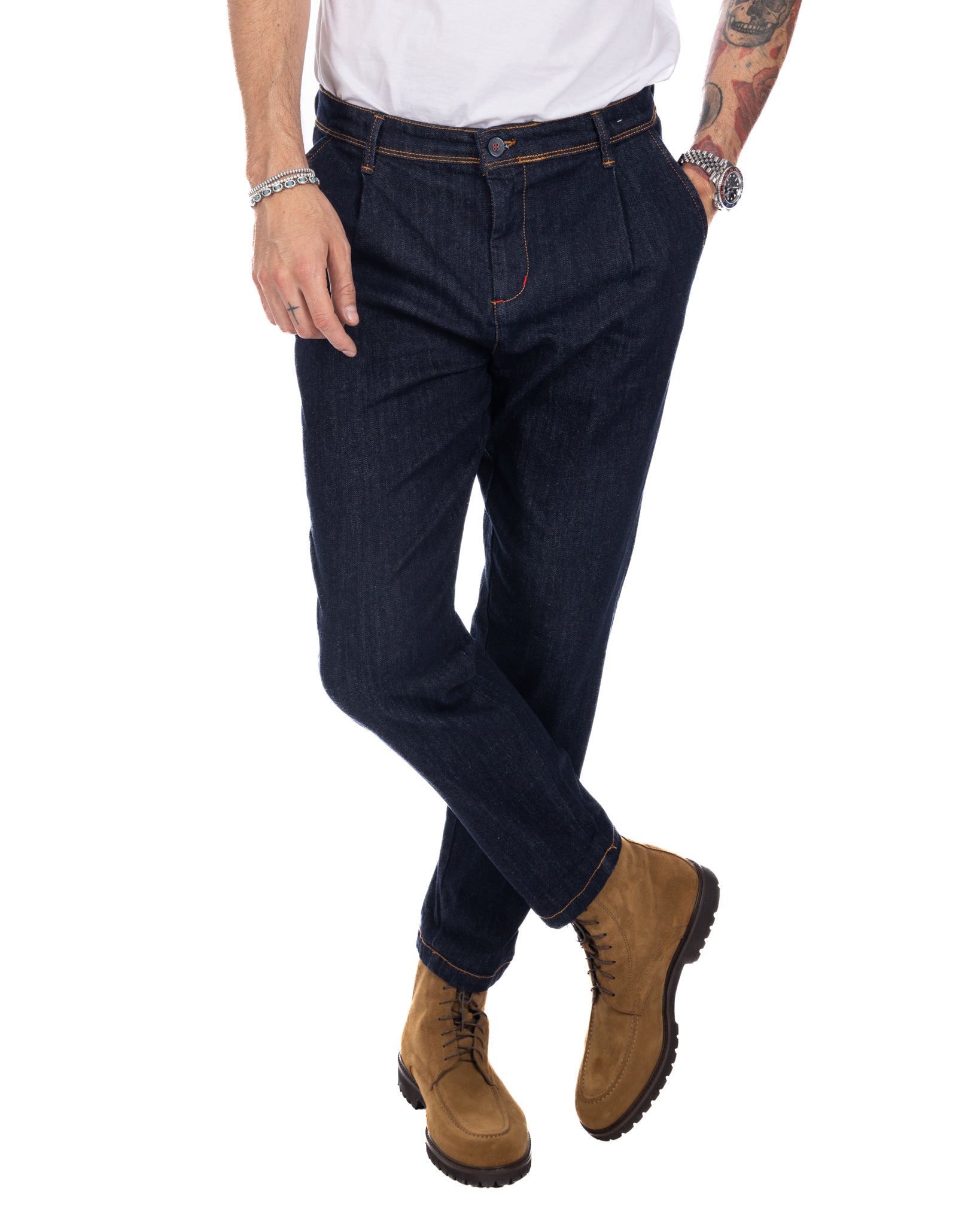 Orleans - jeans tasca america lavaggio zero