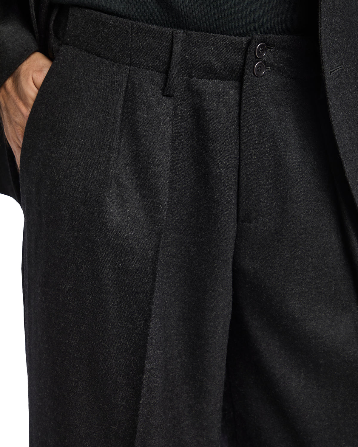 Pantalone Over in flanella Rugby Drago antracite