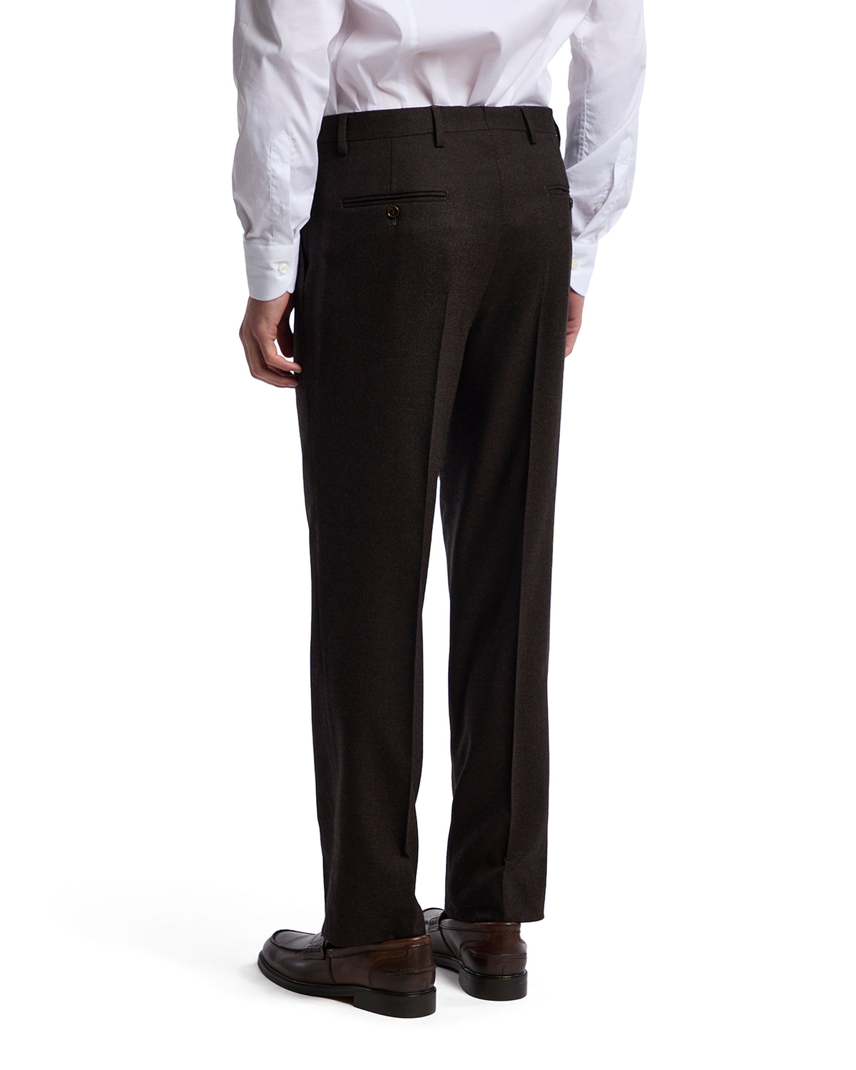 Pantalone Classic in flanella Rugby Drago moro