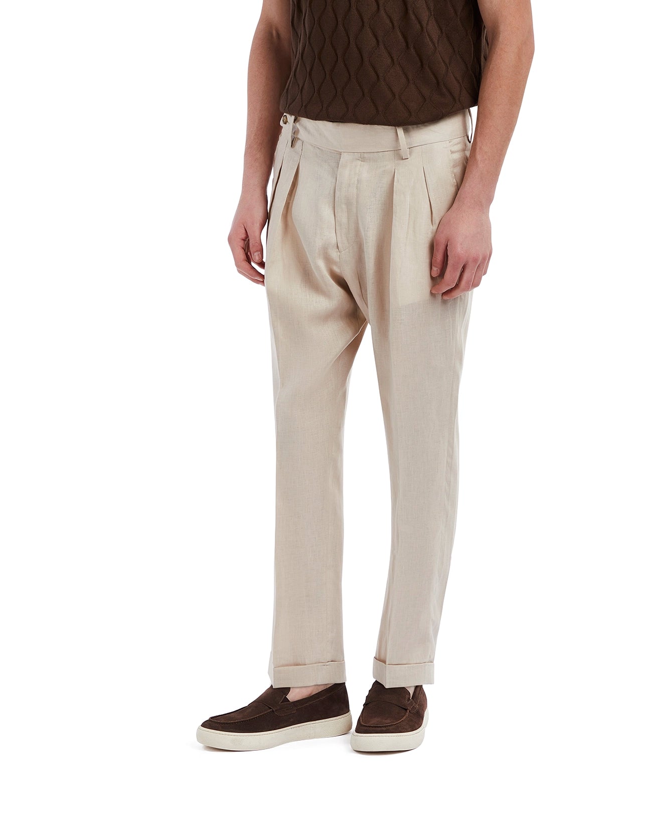 Pantalón Cargese de lino puro spago