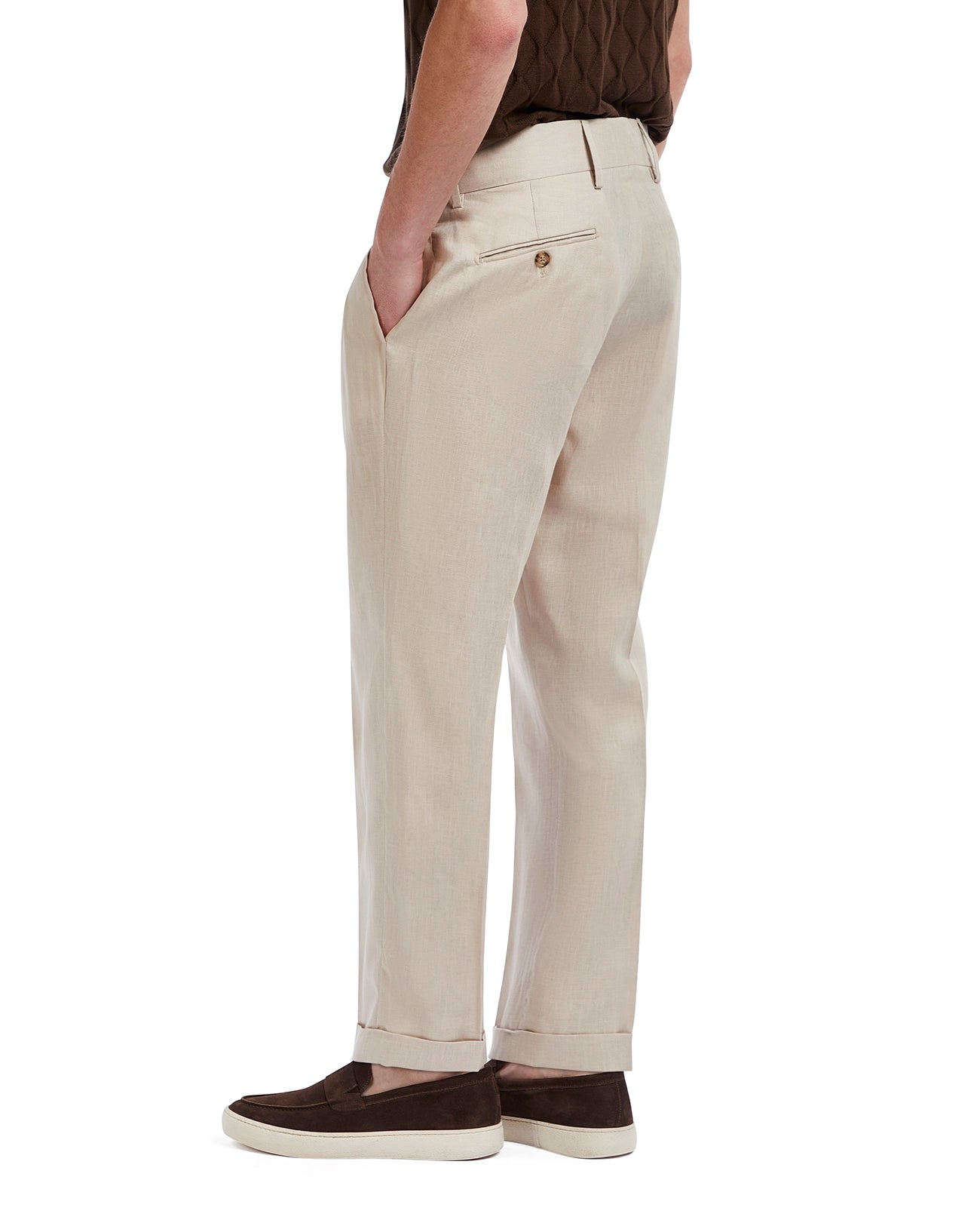 Pantalón Cargese de lino puro spago