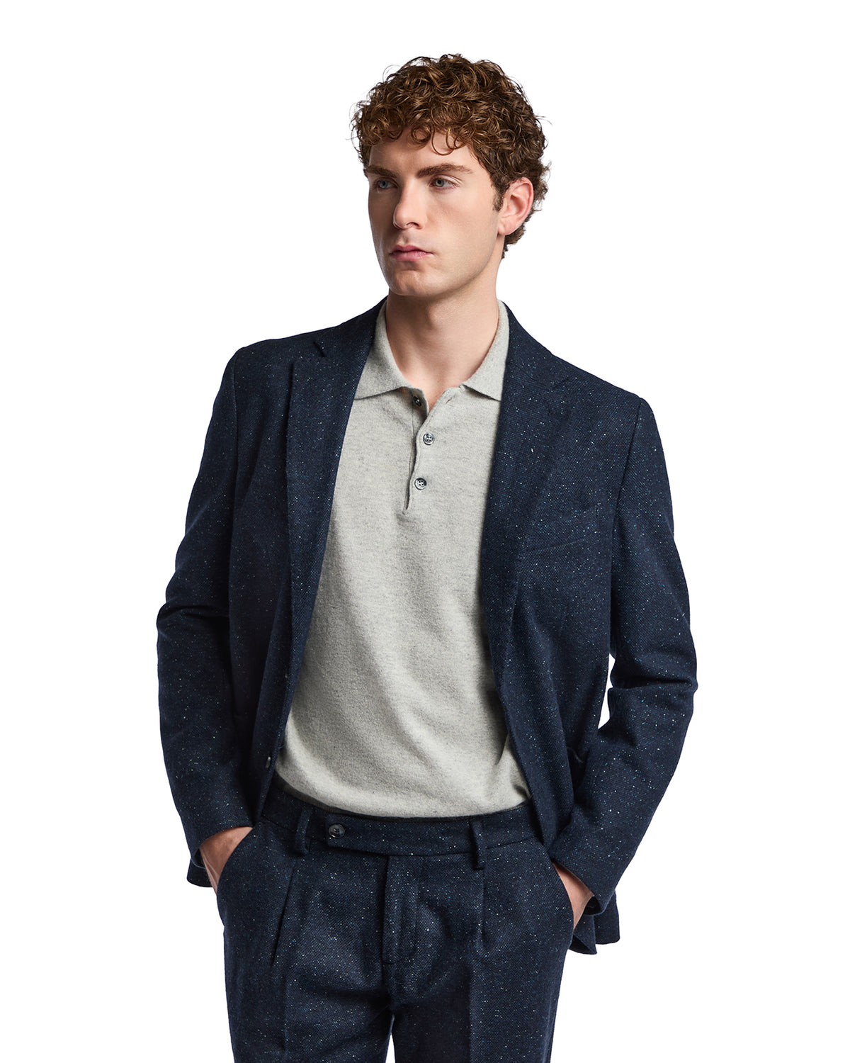 Pepe melange blue jacket