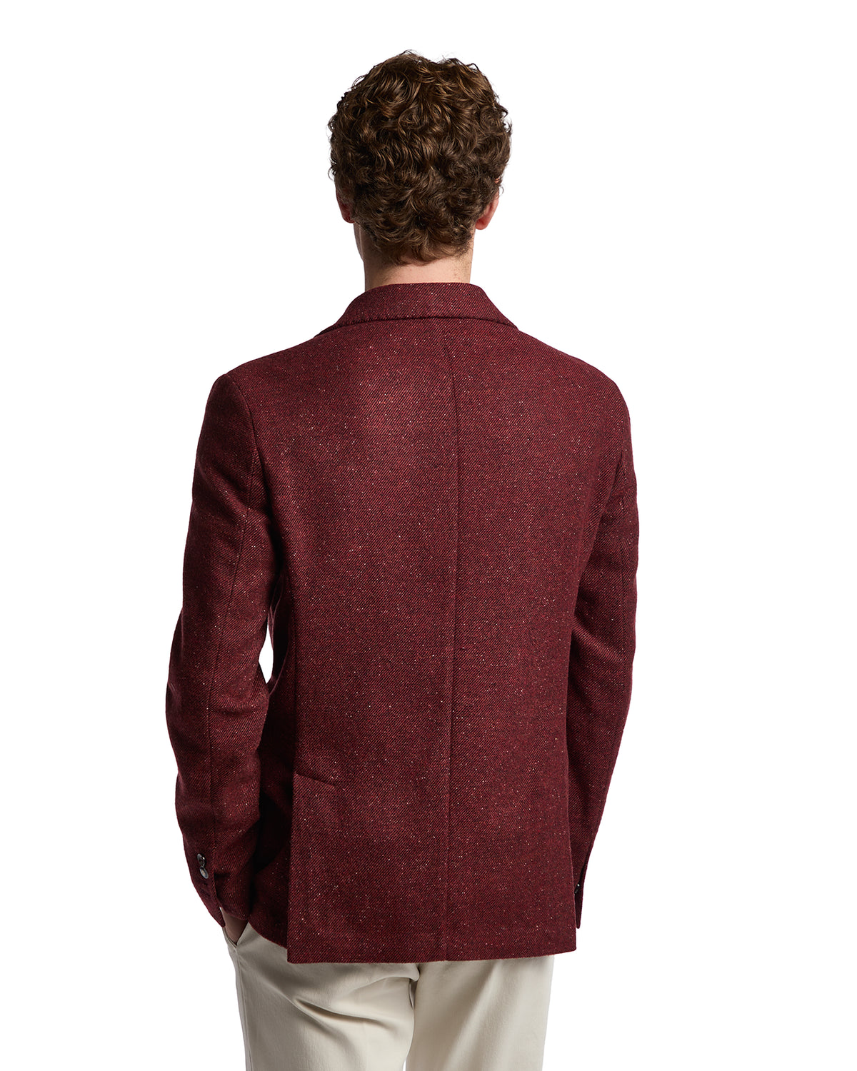 Pepe melange burgundy jacket