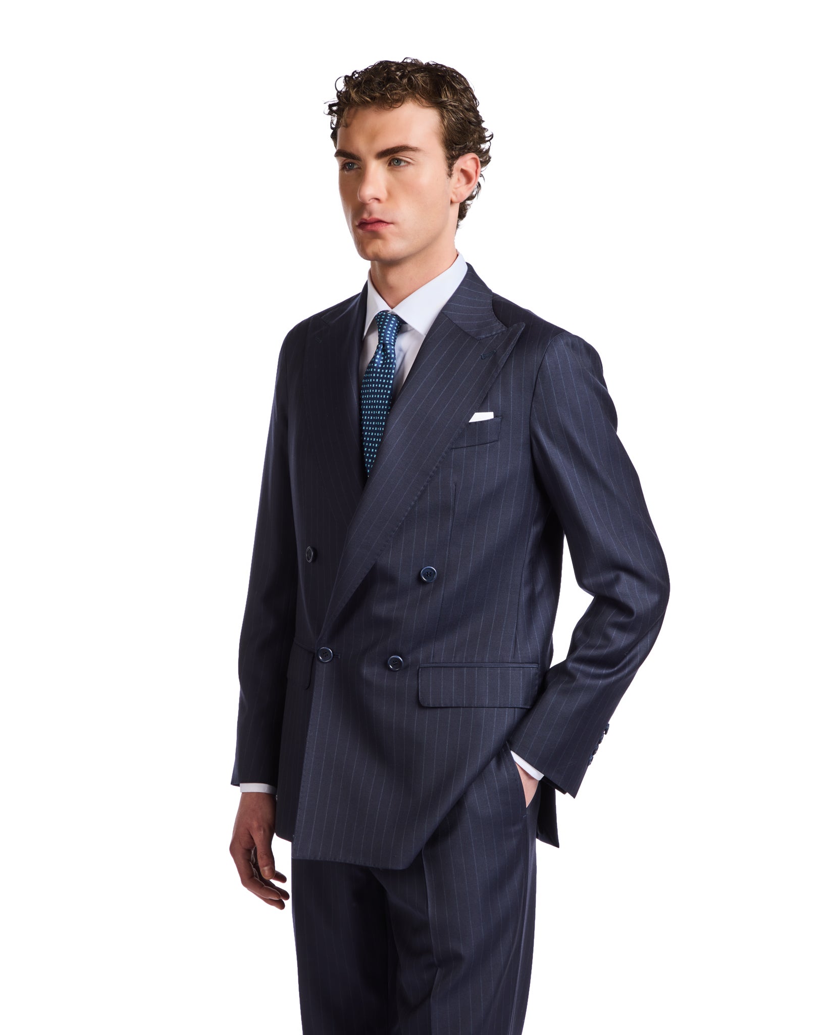 Abito Monaco doppiopetto blu scuro