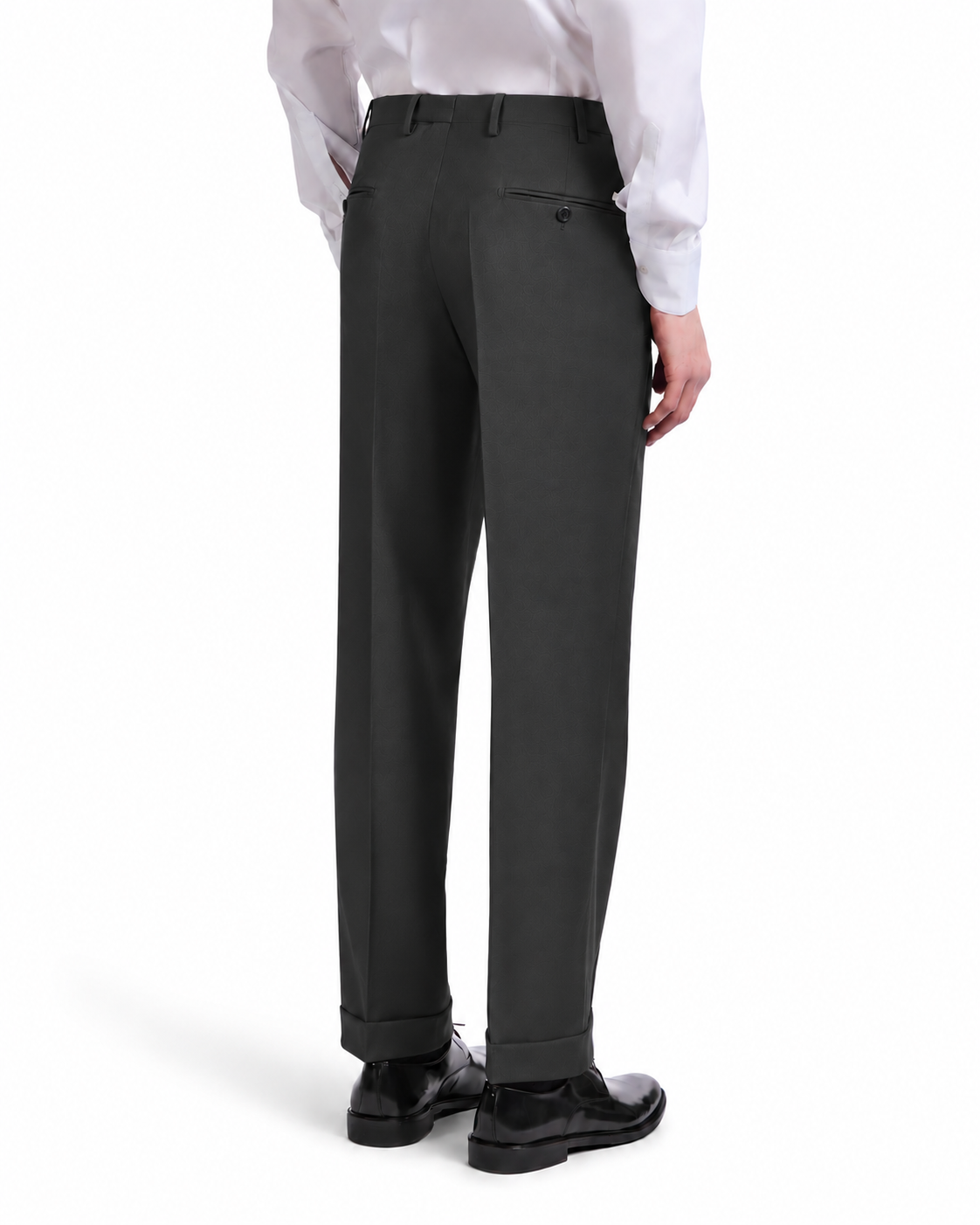 Anthracite Perennial Canonico wool classic trousers