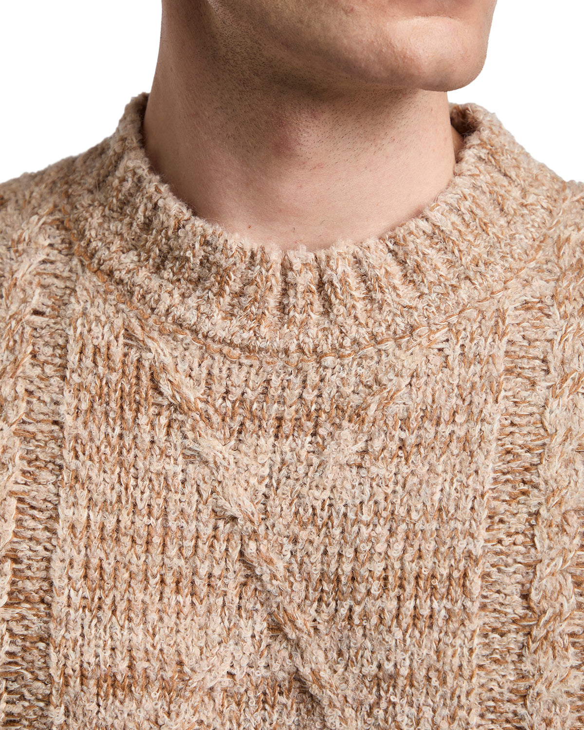 Girocollo Astro over beige