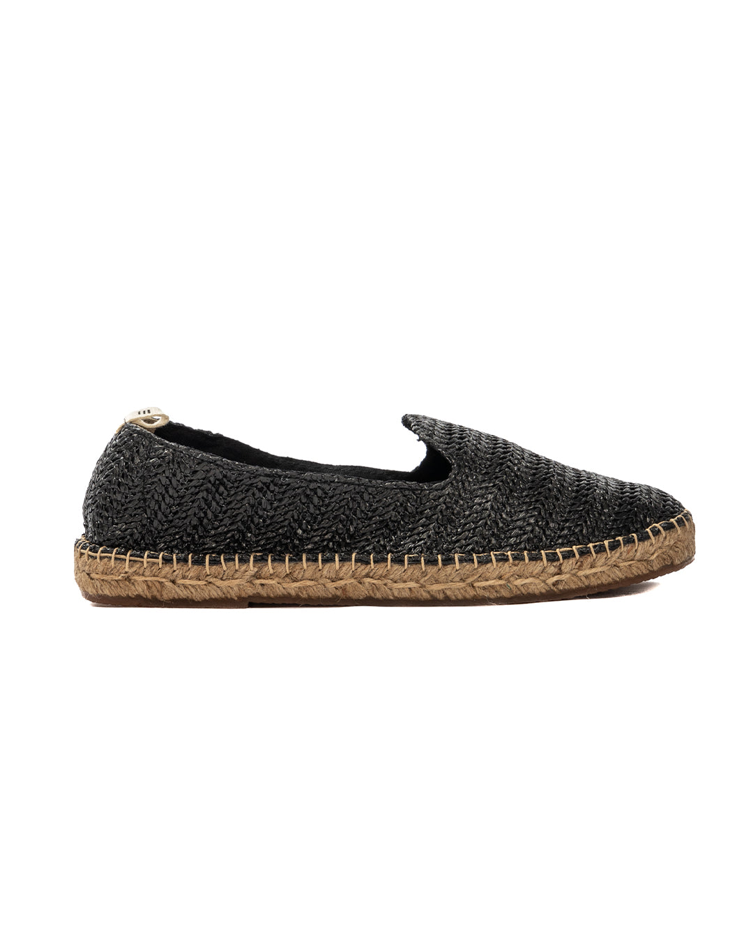 Gallipoli - espadrillas in rafia nero