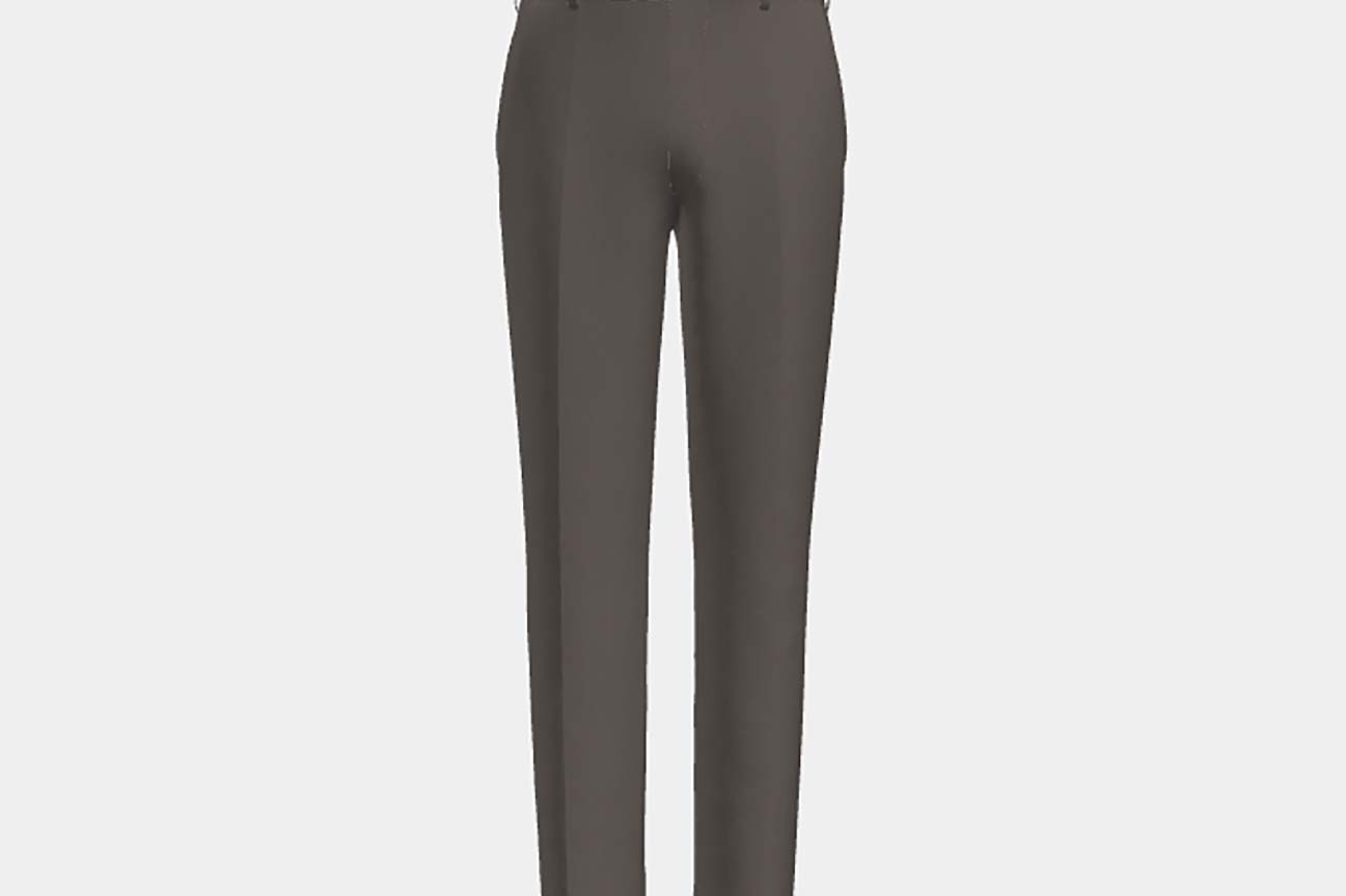 Loro Piana beige 150s wool tailored trousers