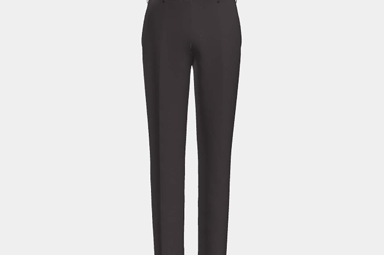 Pantalon en laine violet années 130 sur mesure Caccioppoli