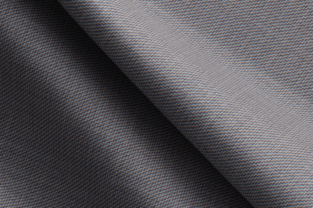 Light gray 150s wool and silk tailored trousers with band Caccioppoli