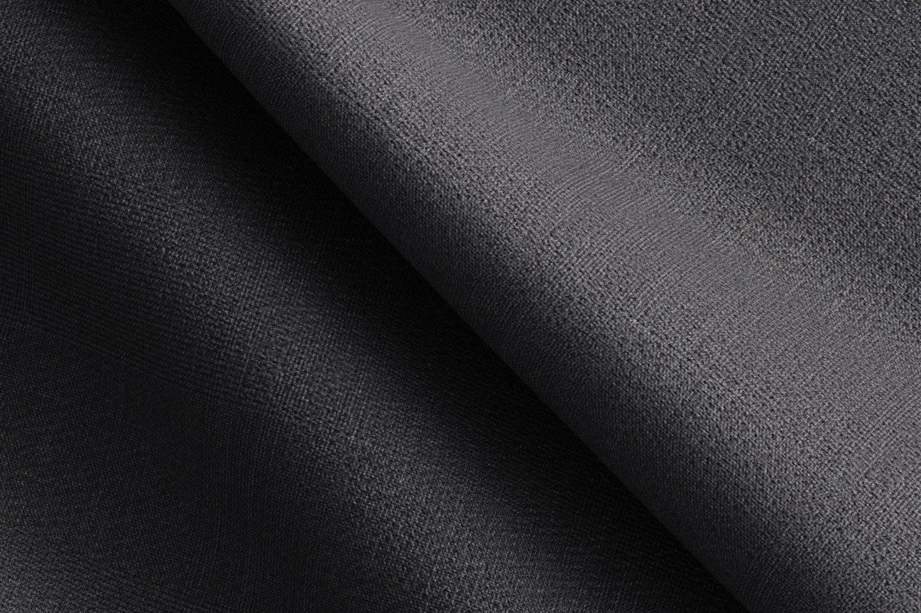 Pantalon tailleur en laine grise 110's Canonico avec bande