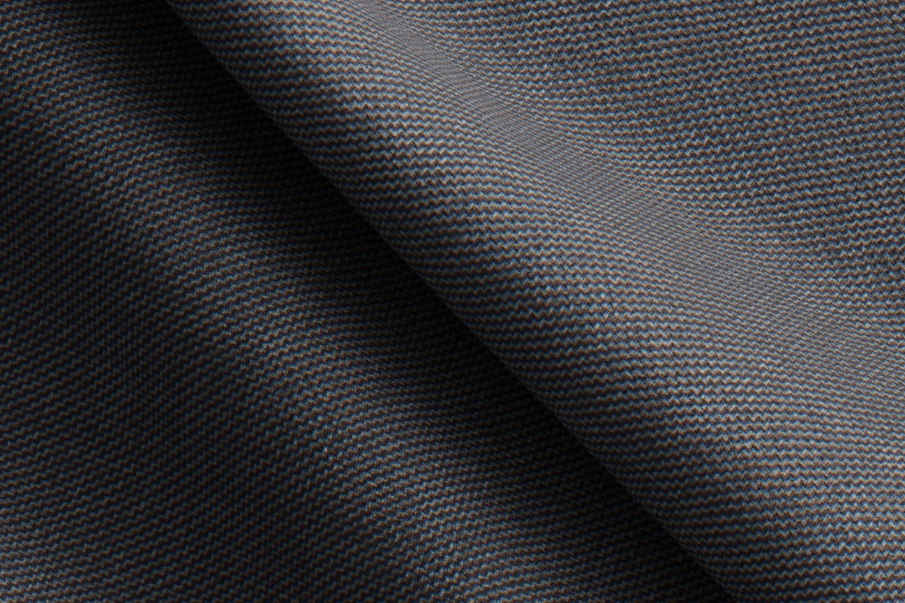 Veste sur mesure en laine et soie années 150 gris Caccioppoli