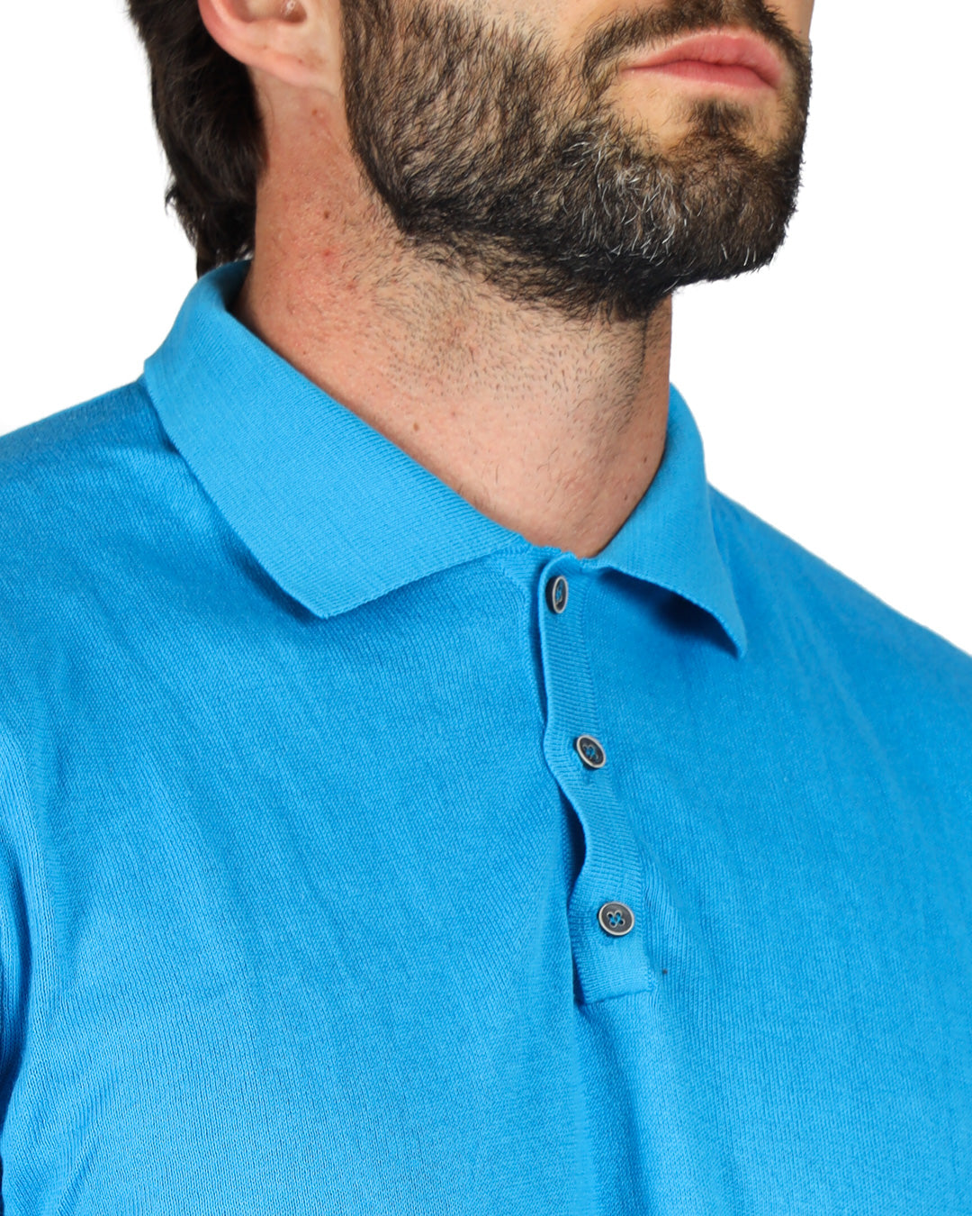 ROGER - POLO CELESTE IN MAGLIA