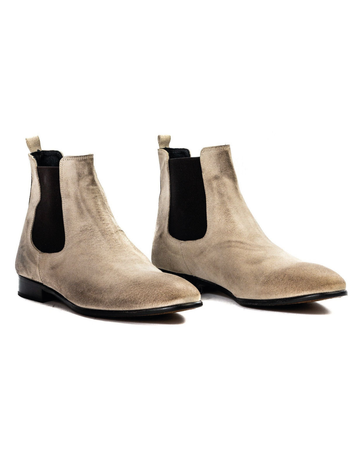 DRE - CHELSEA BOOTS PANNA CAMOSCIO