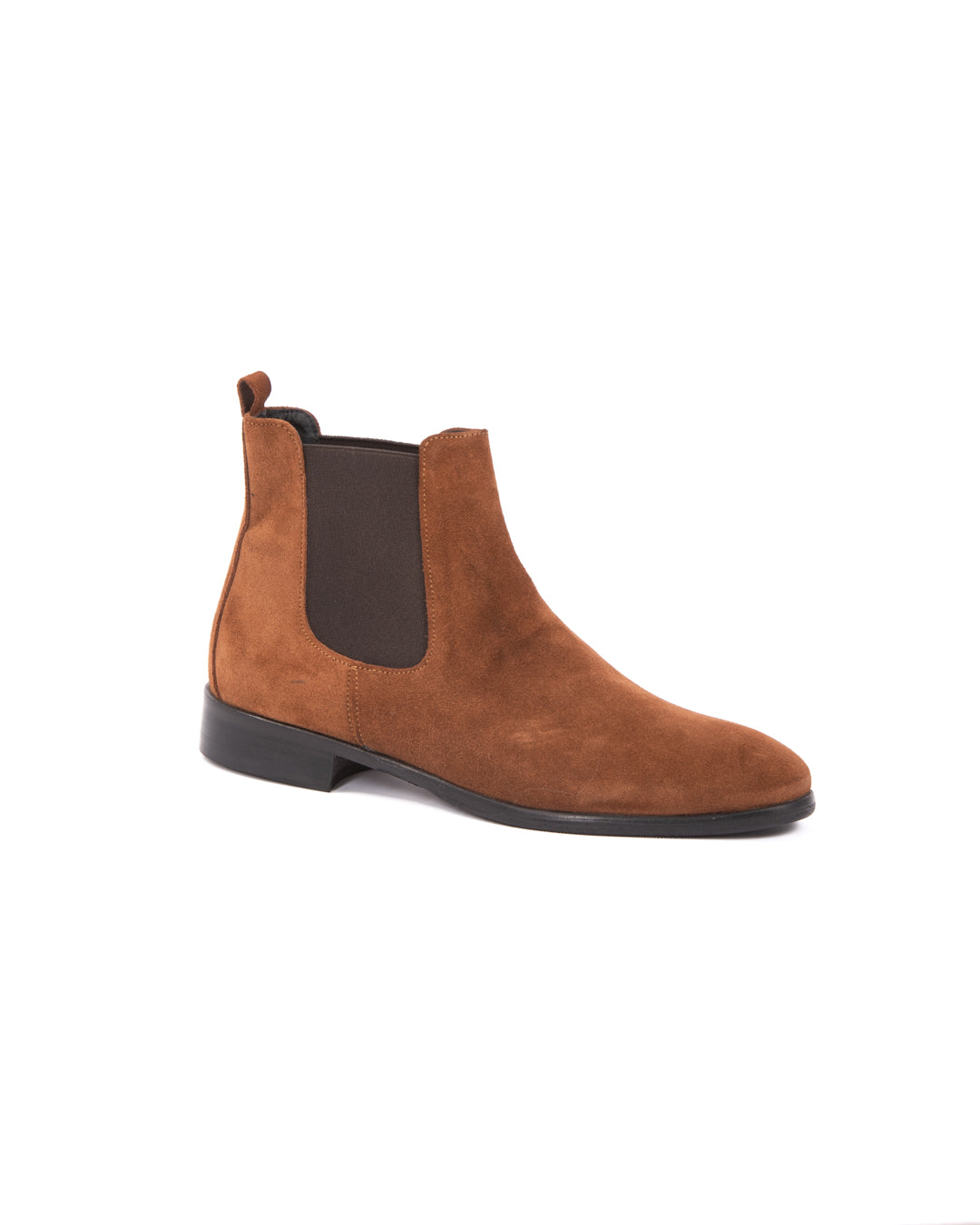 Dre - chelsea boots in camoscio cammello sporcato