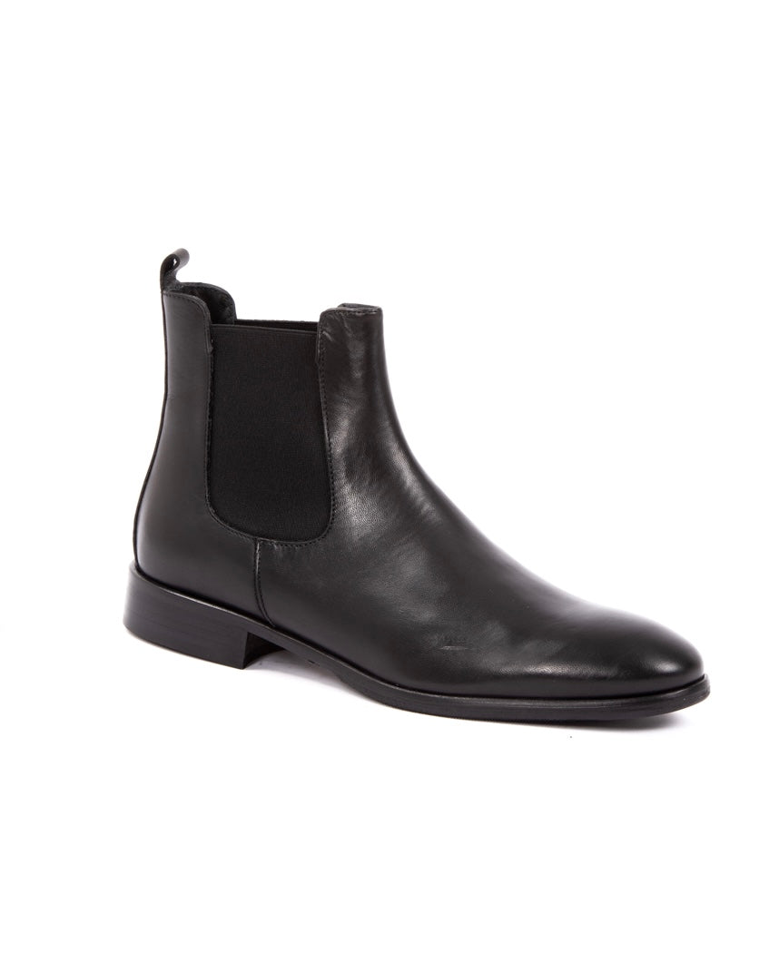 Dre - chelsea boots in pelle nera