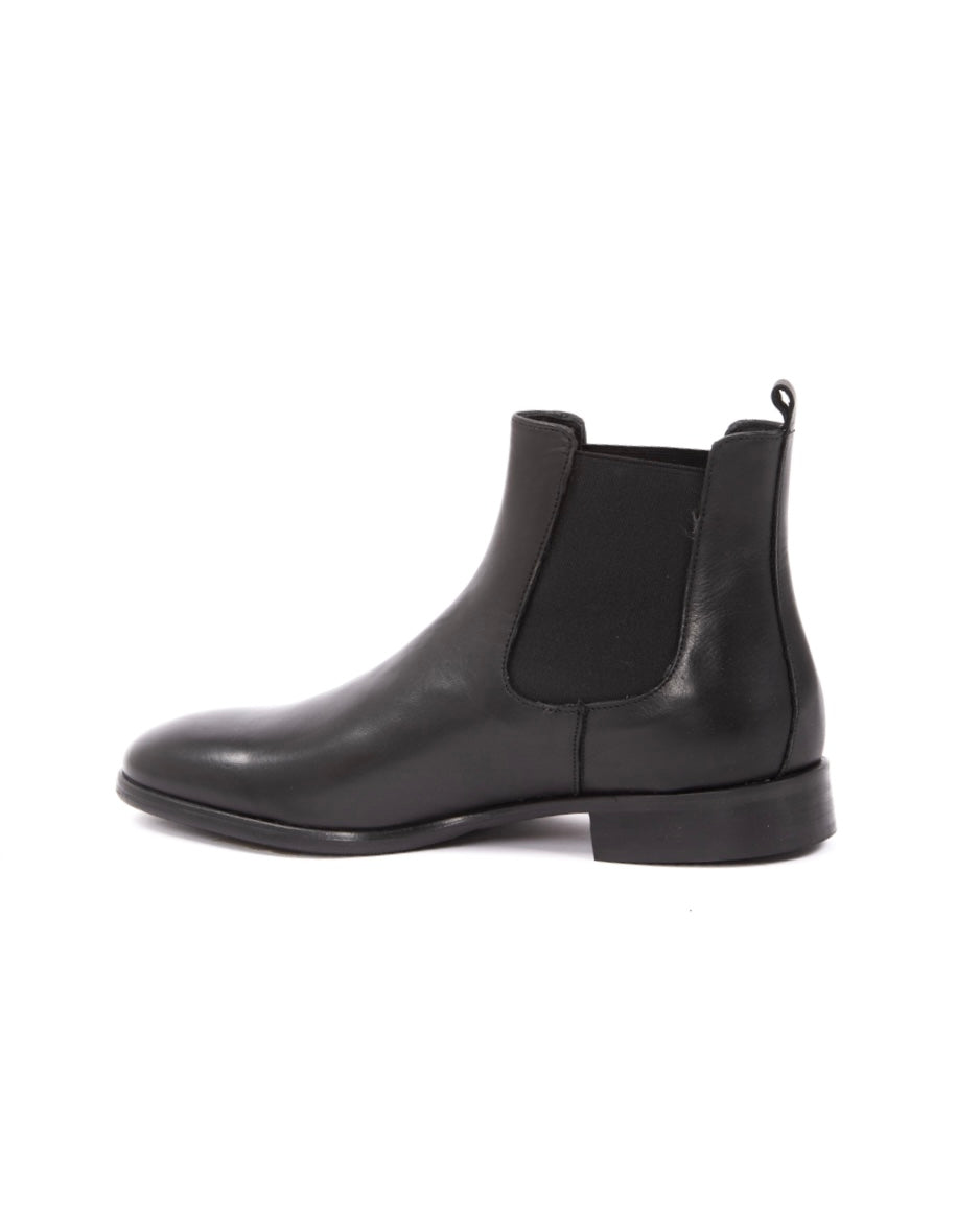 Dre - chelsea boots in pelle nera