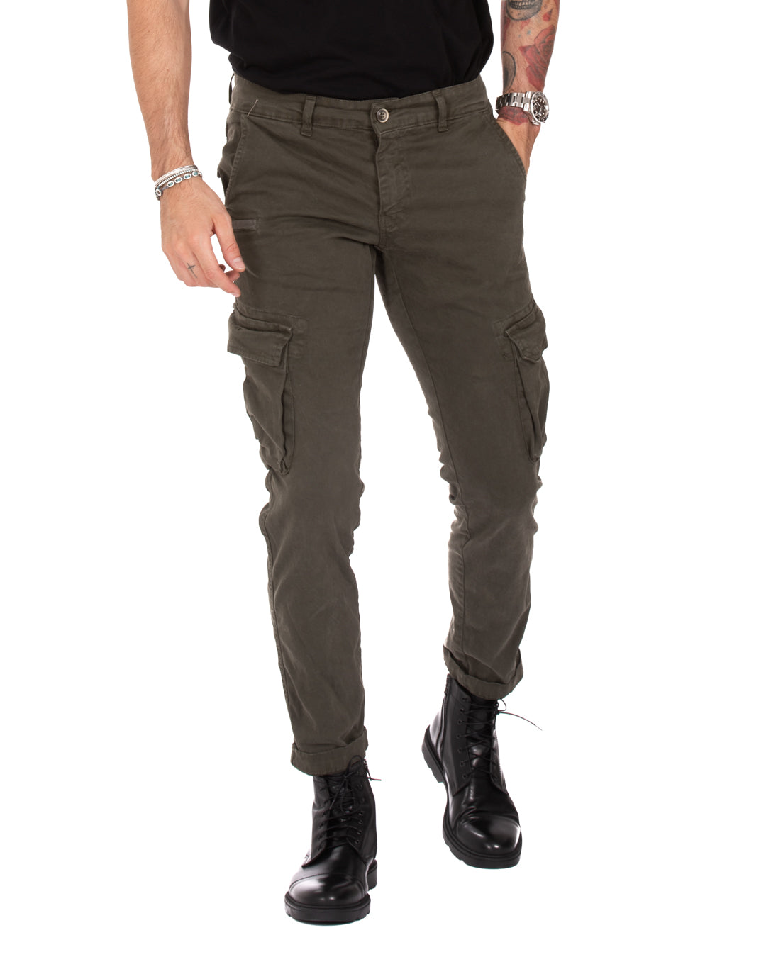 Roy - pantalone cargo militare