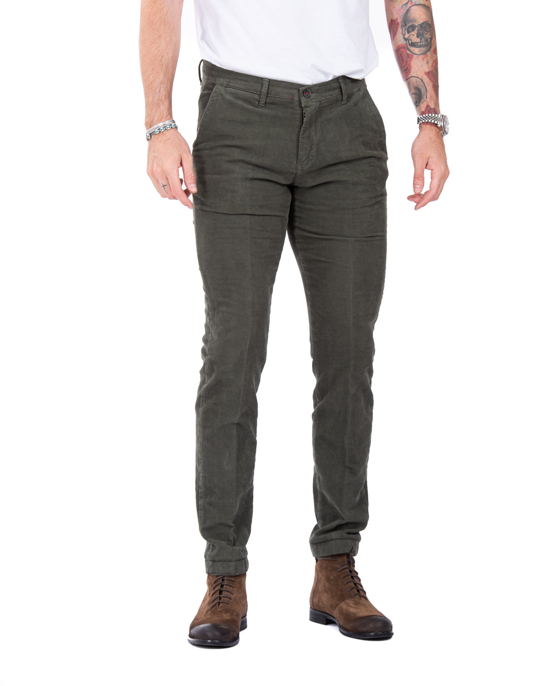 Job - pantalone in fustagno militare