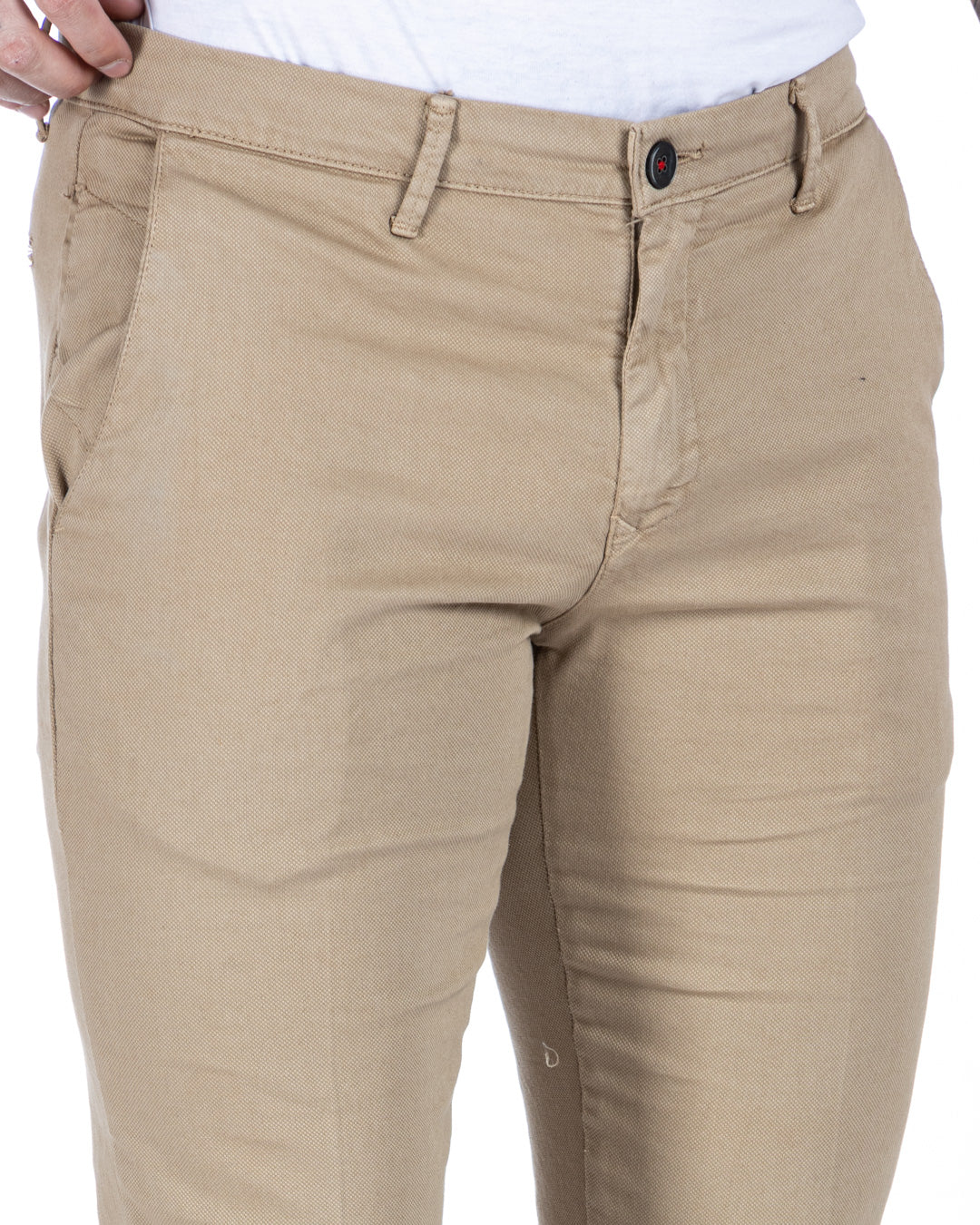 Bill - pantalone armaturato cammello