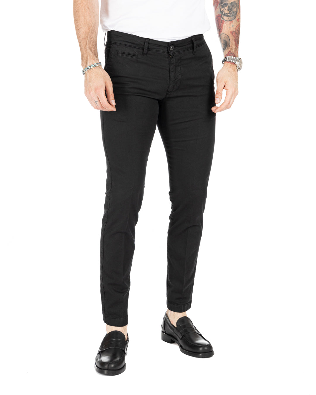 Bill - pantalone armaturato nero