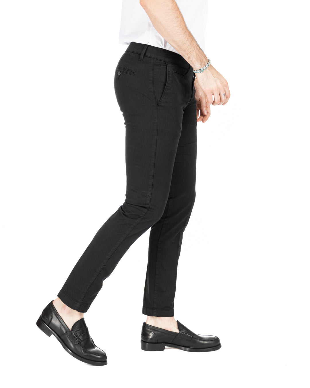 Bill - pantalone armaturato nero