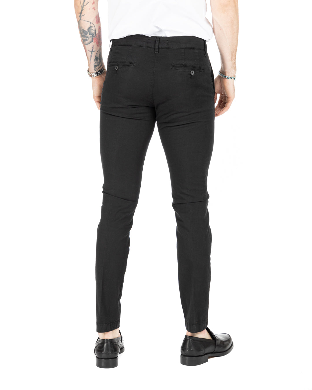 Bill - pantalone armaturato nero