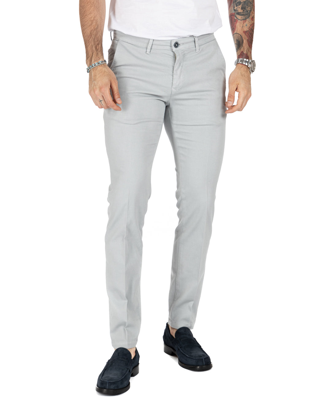 Bill - pantalone armaturato grigio