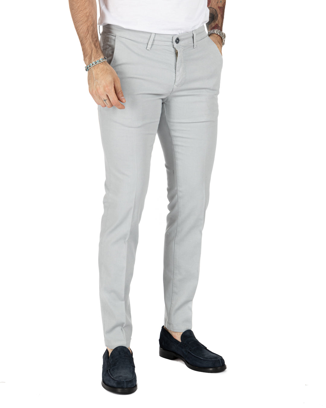 Bill - pantalone armaturato grigio