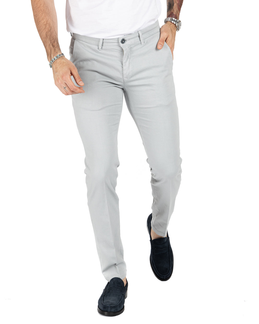 Bill - pantalone armaturato grigio