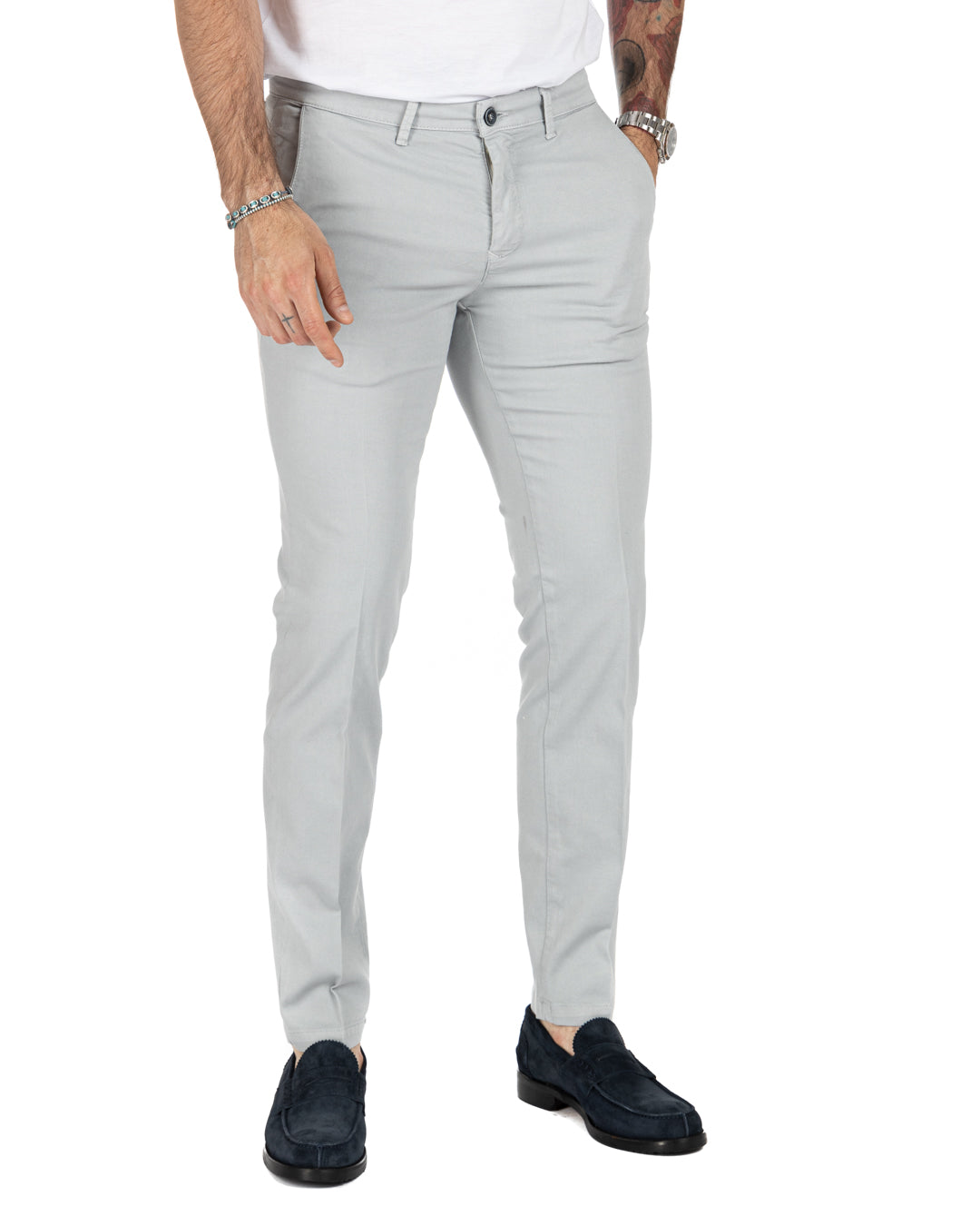 Bill - pantalone armaturato grigio