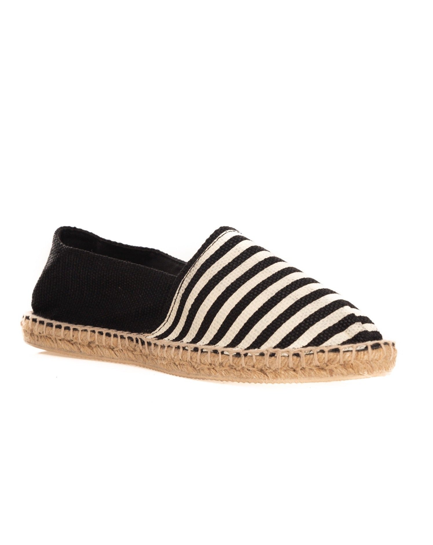 ESPADRILLES RAYÉES NOIRES