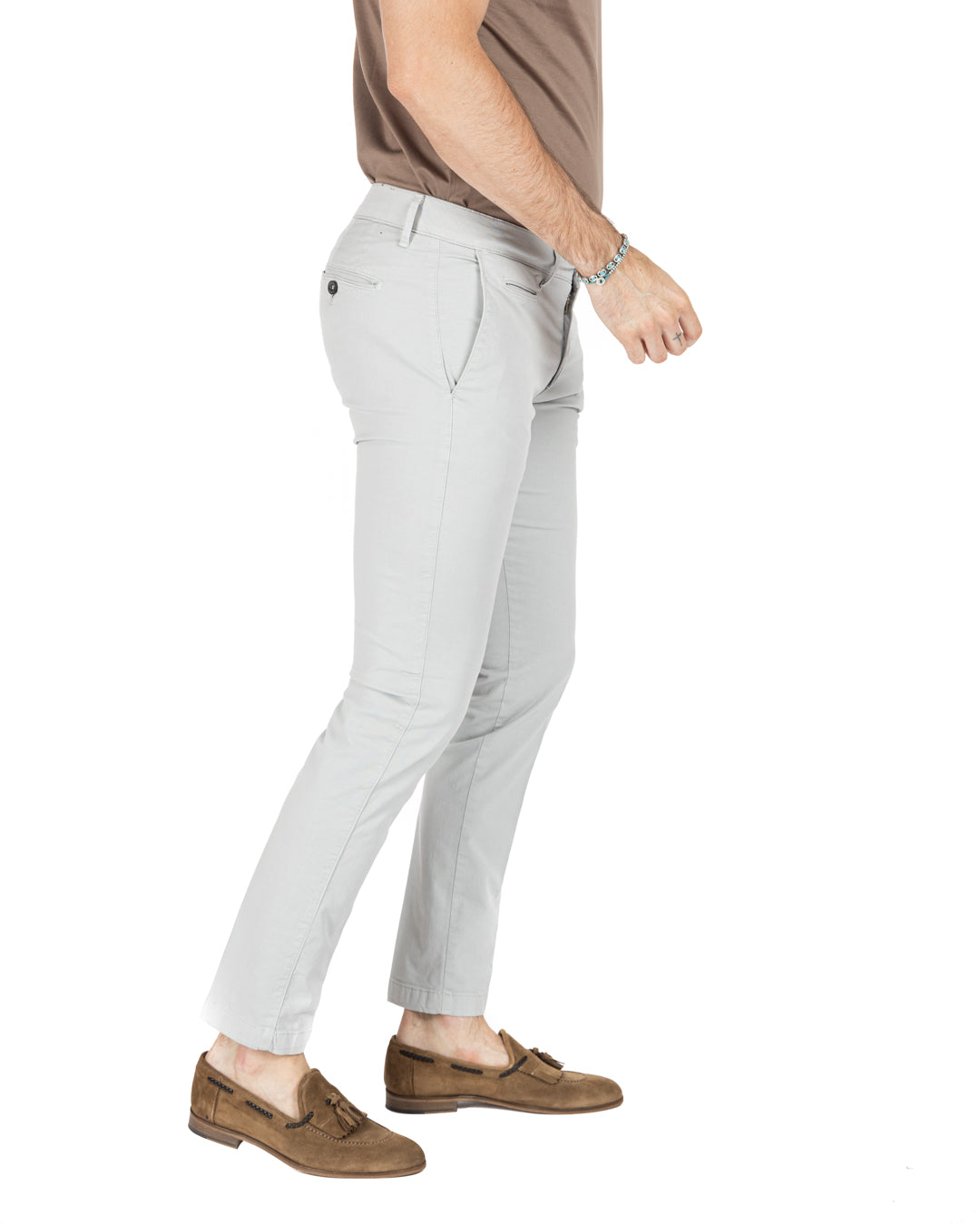 Frank - pantalone basic grigio