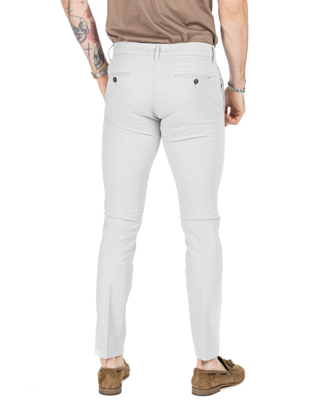 Frank - pantalone basic grigio