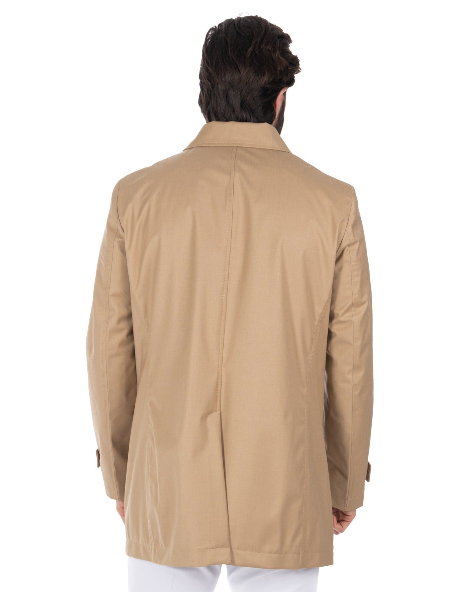 Mantova - trench sfoderato beige