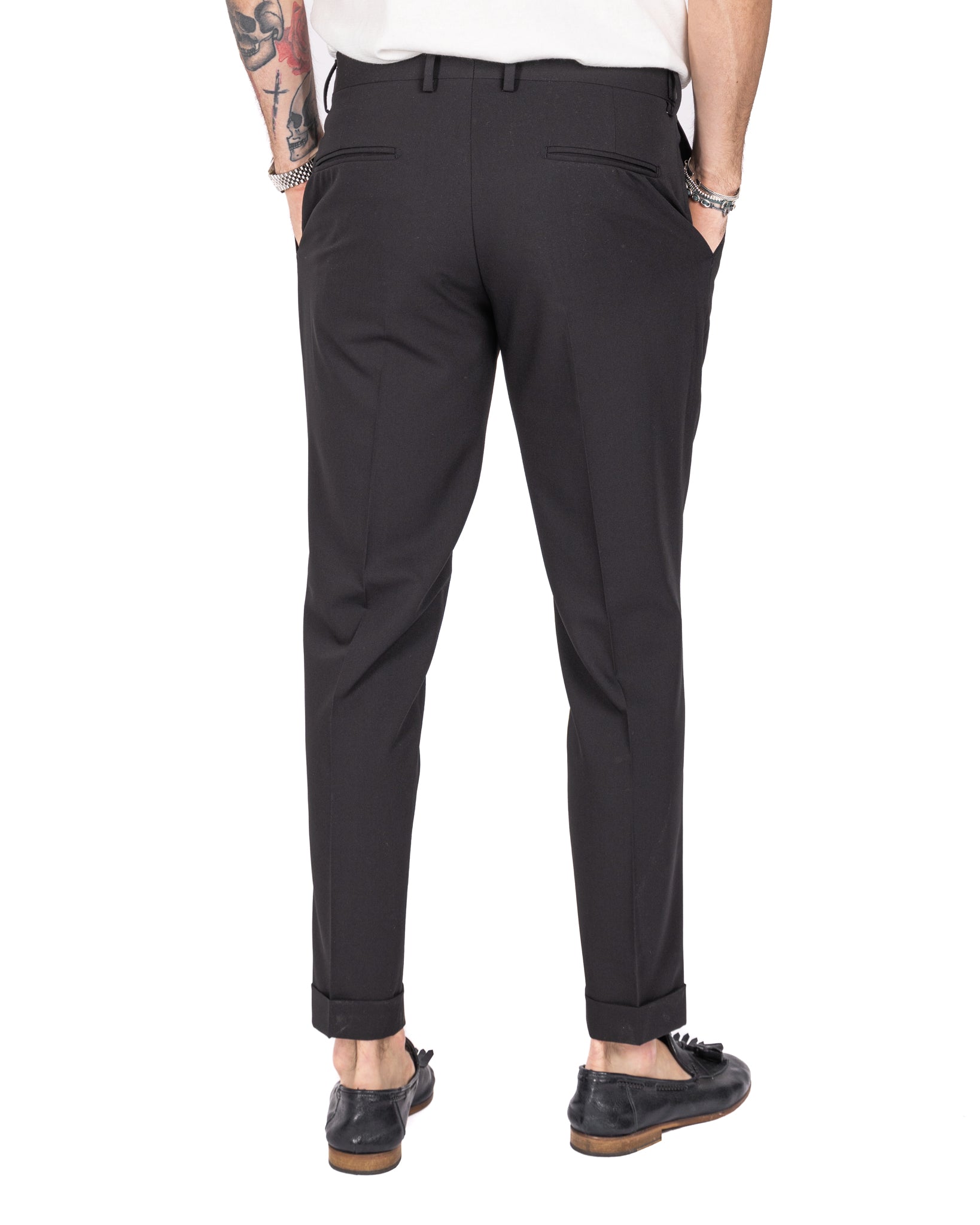 Milano - pantalone basic nero