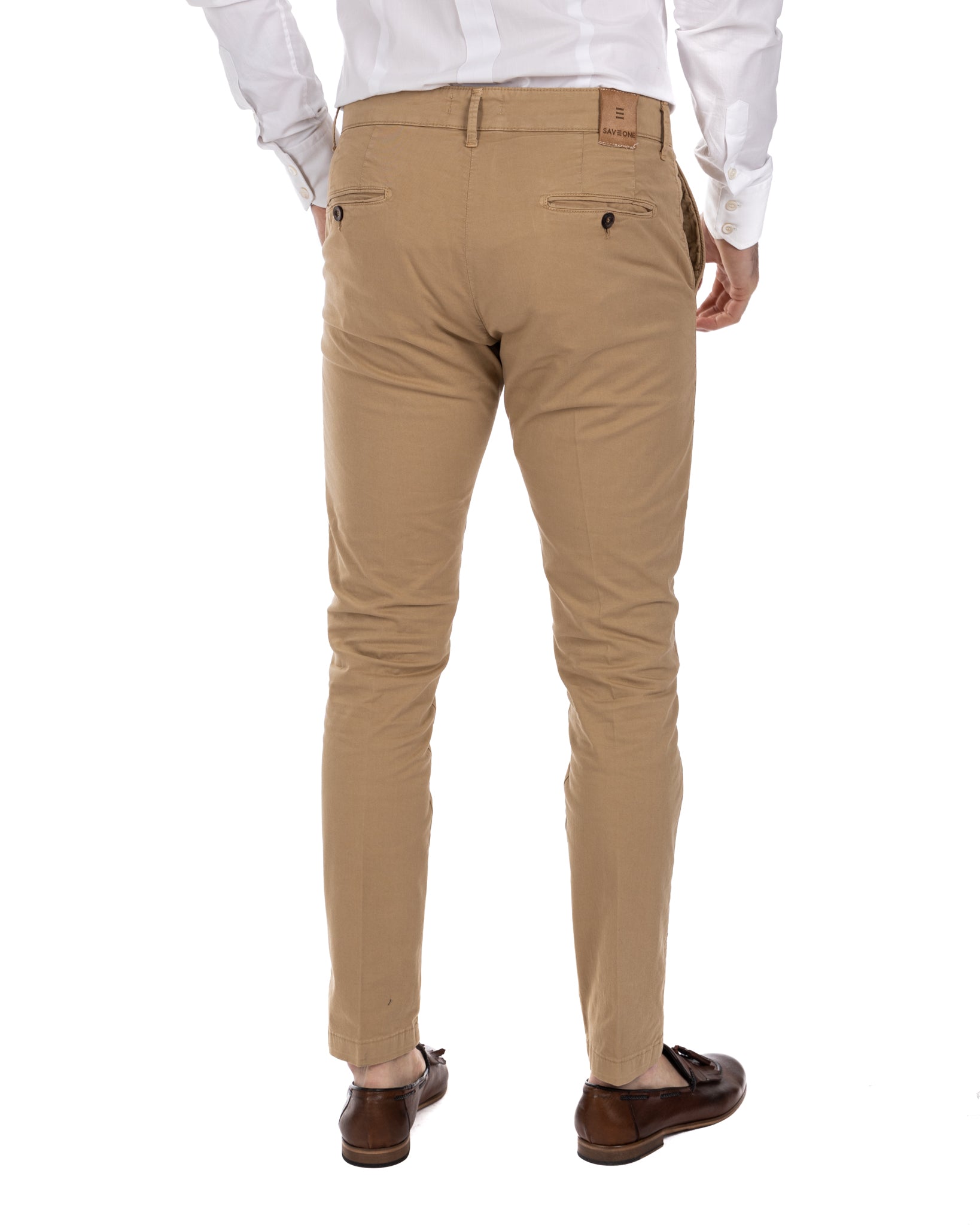 Frank - pantalone basic biscotto