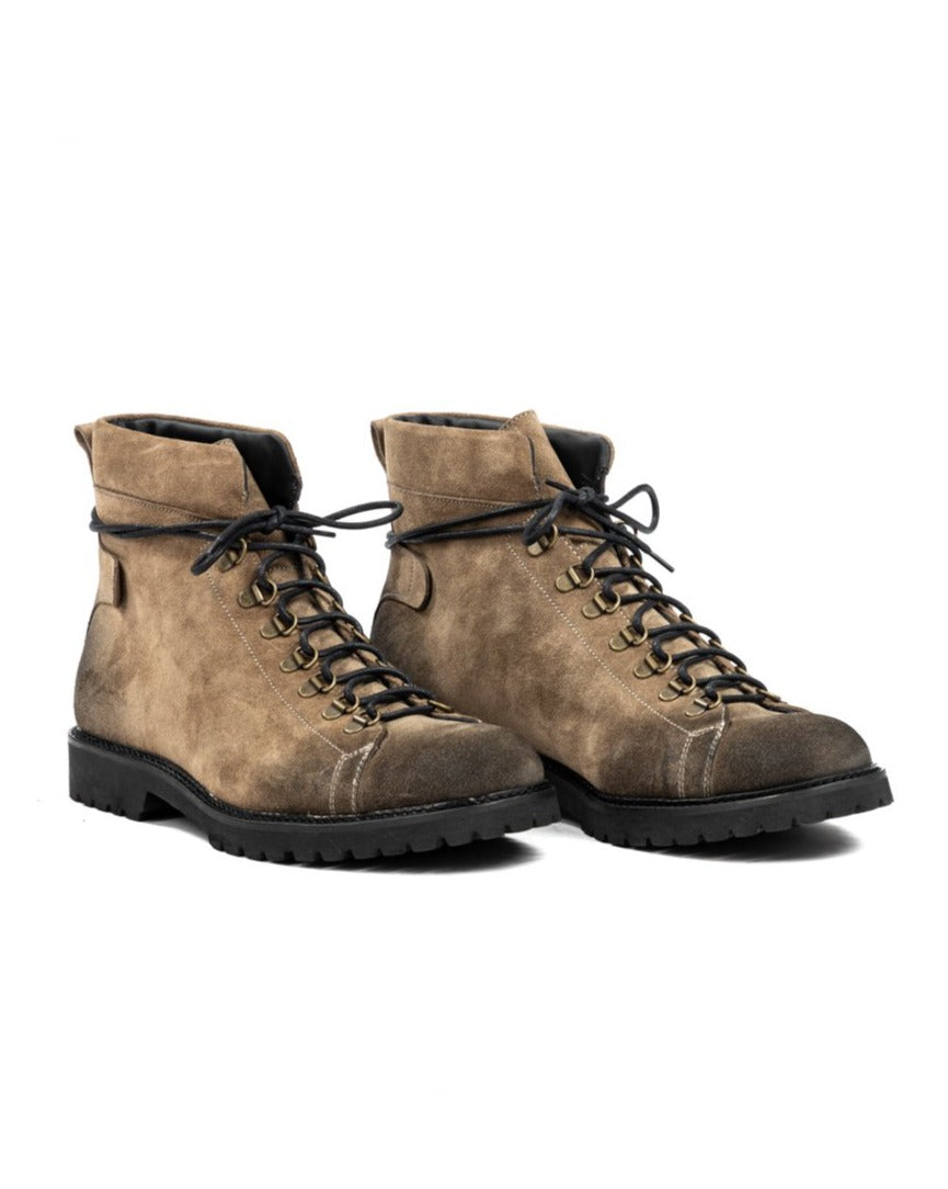 APOLLO - BEIGE SUEDE ANKLE BOOT